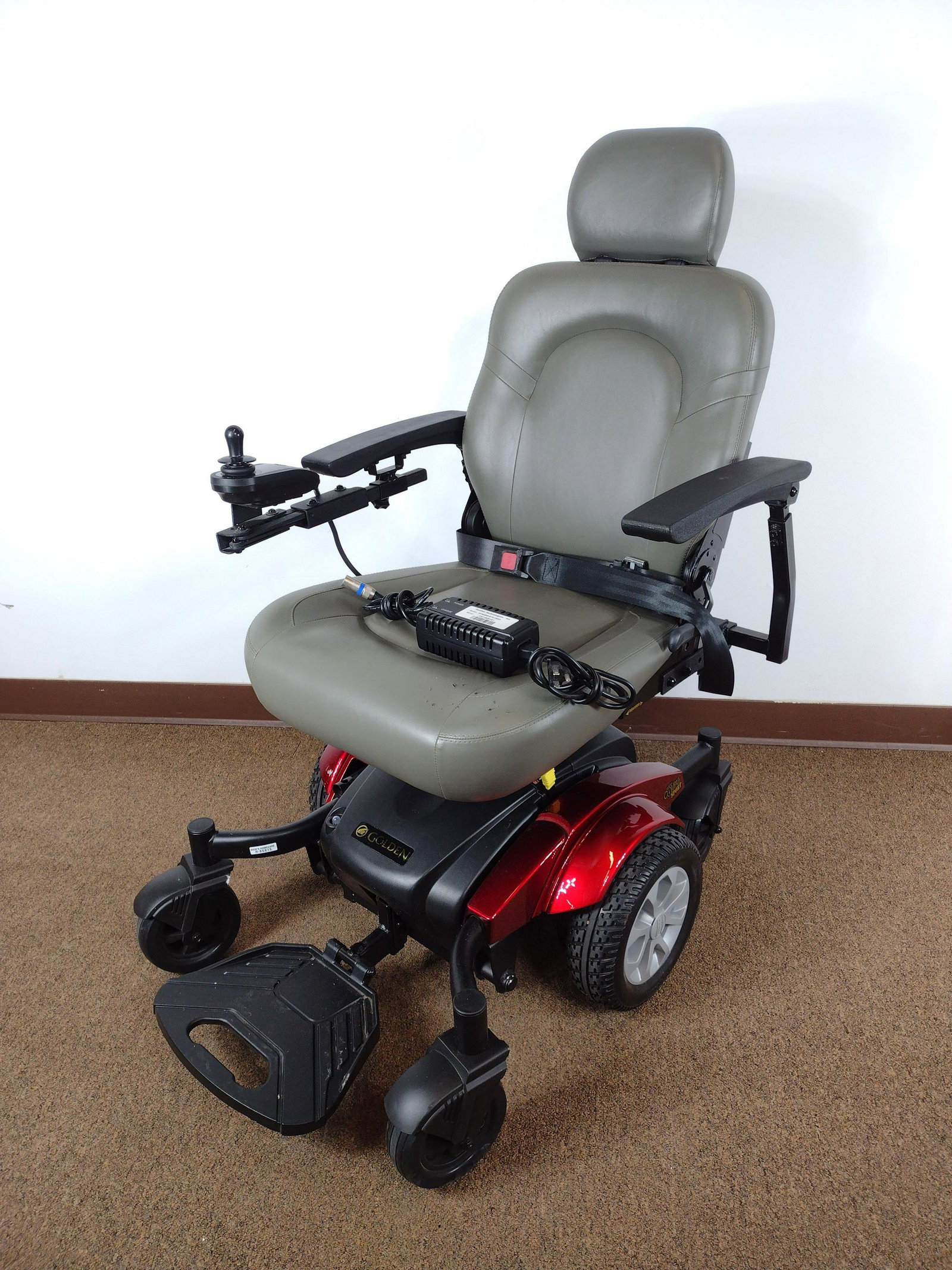 Golden Compass Sports Power Chair: 27 1/2" wide X 38" deep X 45" high. Working and has charger. IMPORTANT: Before bidding, please read the terms and conditions. When you registered for the auction you agreed to these terms and will be 