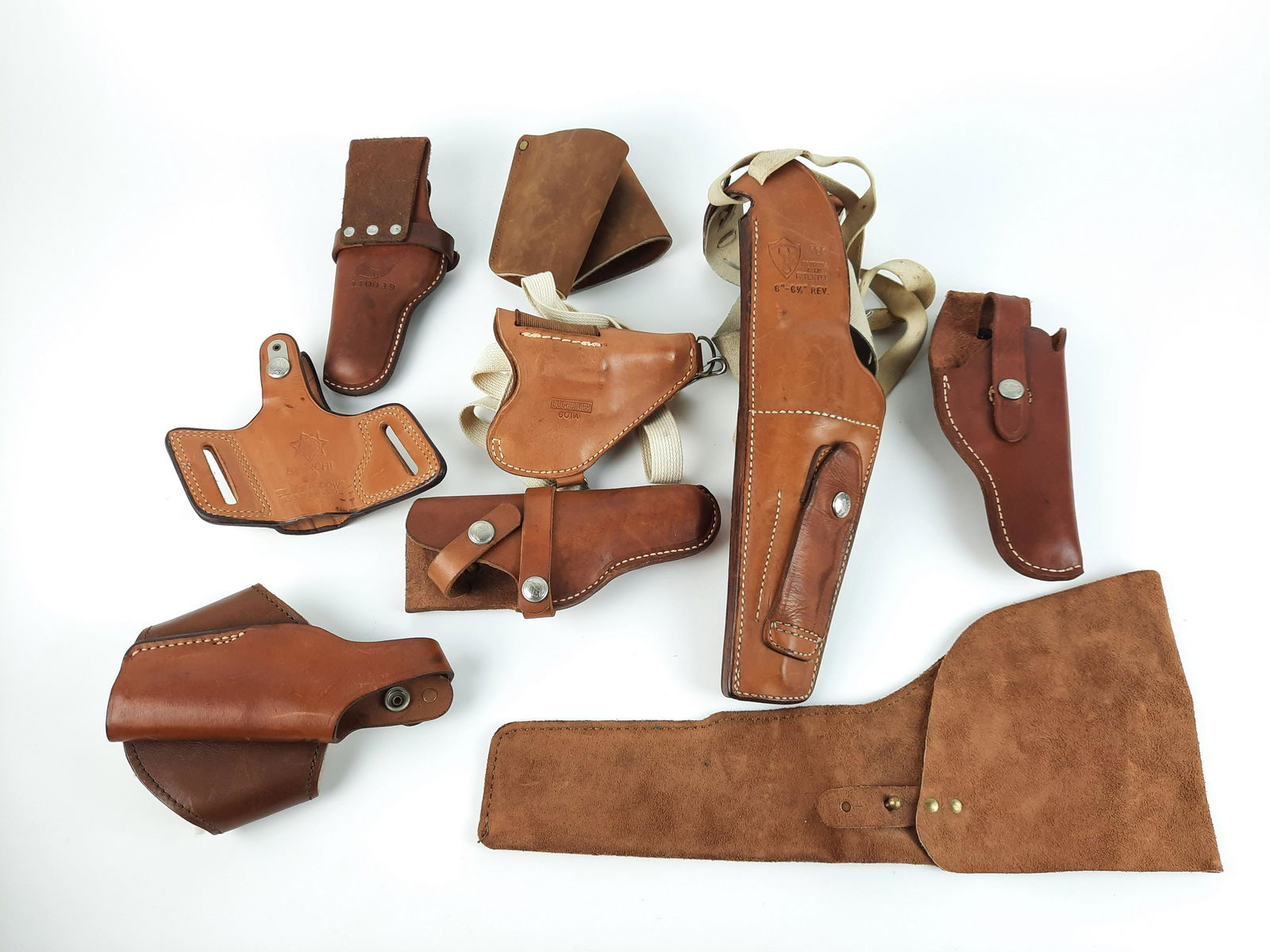 9 Leather Holsters incl Bucheimer (1 of 5)