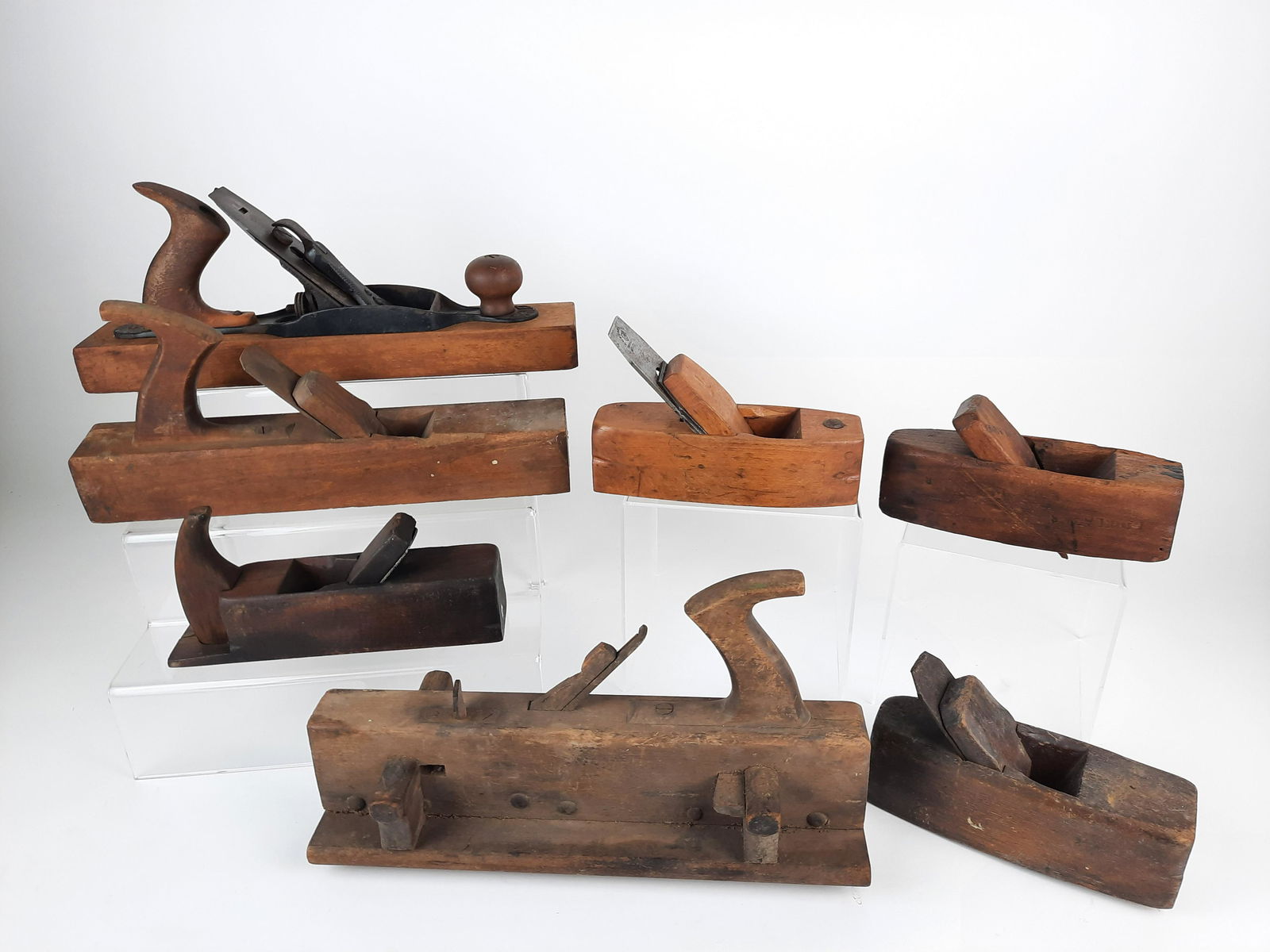 7 Wood Working Planes incl Bailey (1 of 5)