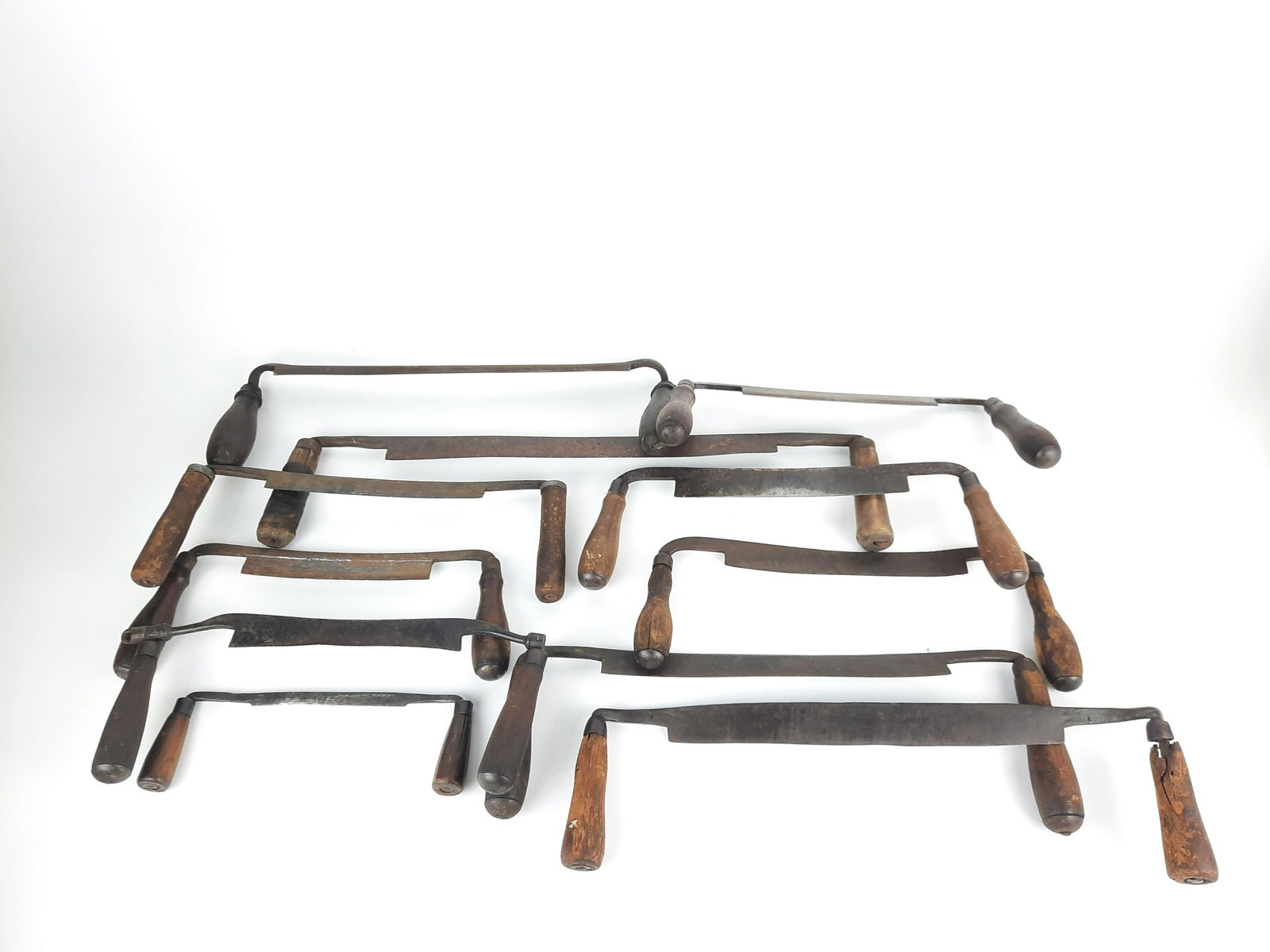 11 Antique Draw Knifes (1 of 1)