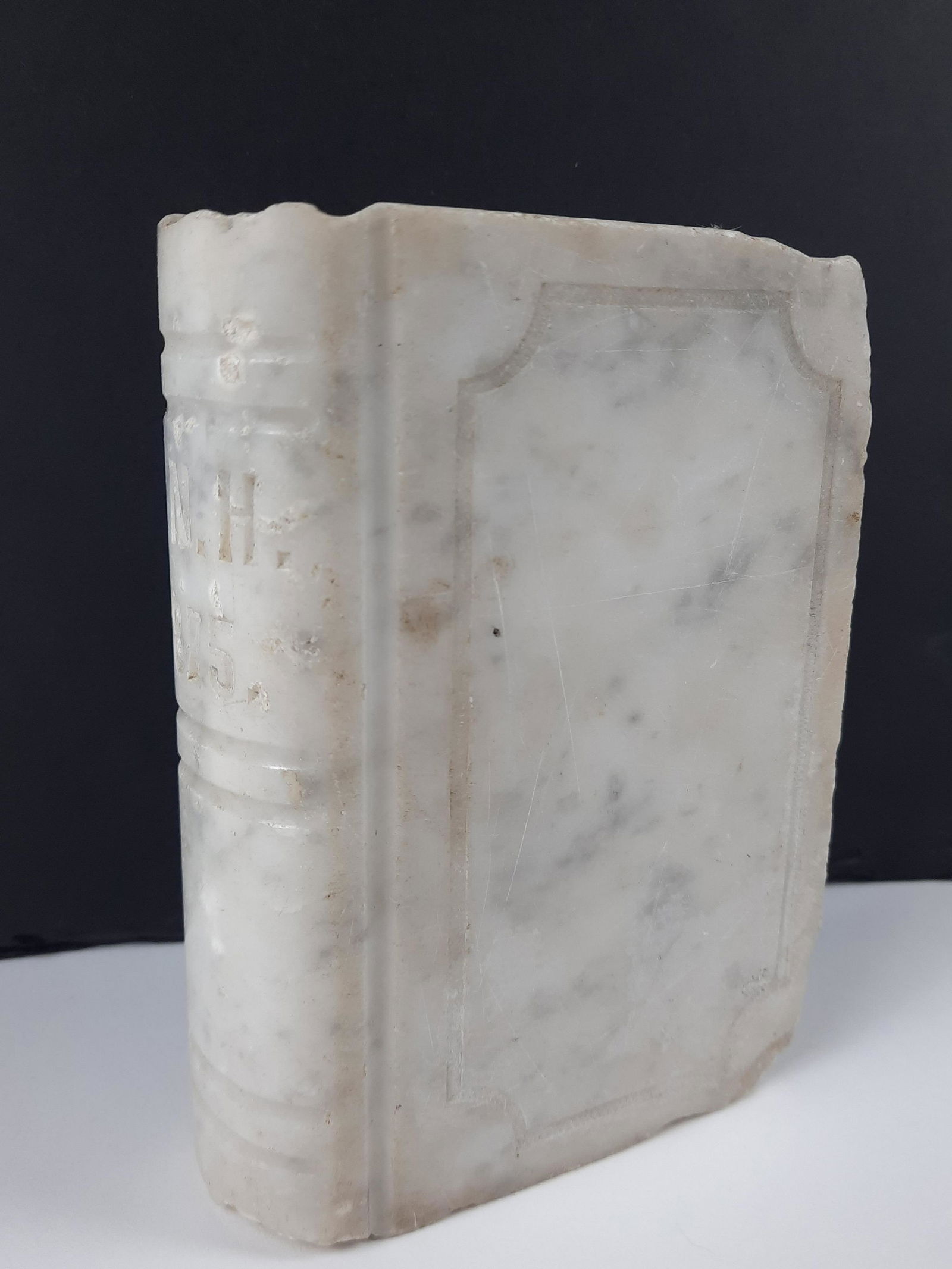 J. N. H. 1875 Marble Book (1 of 4)