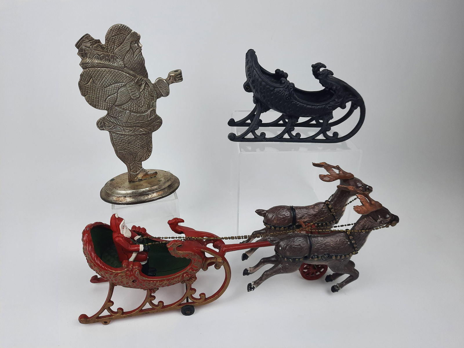 3 Pcs Vintage Christmas incl Cast Iron (1 of 2)