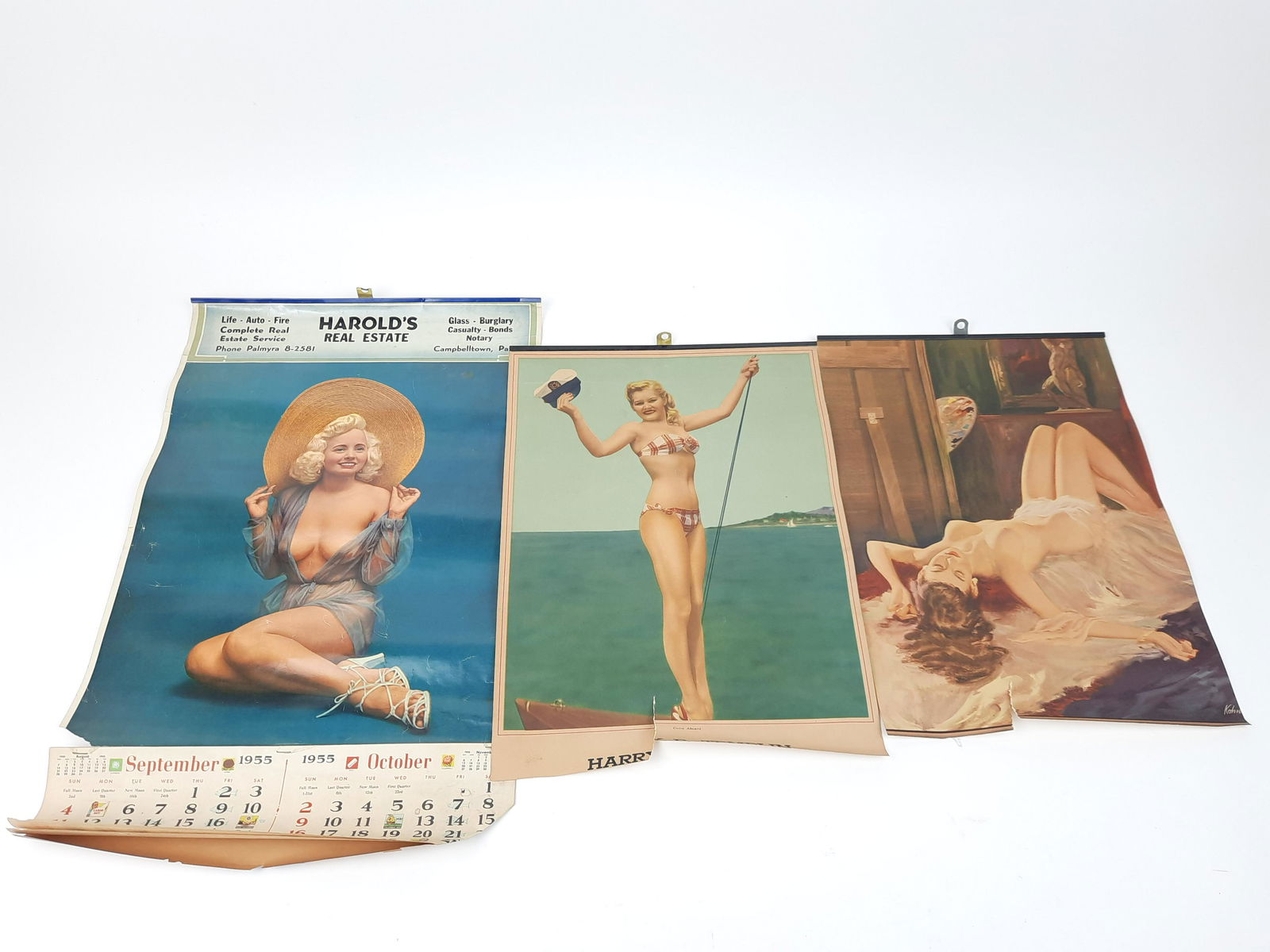 3 1950s Calendar's incl Campbelltown, PA (1 of 4)