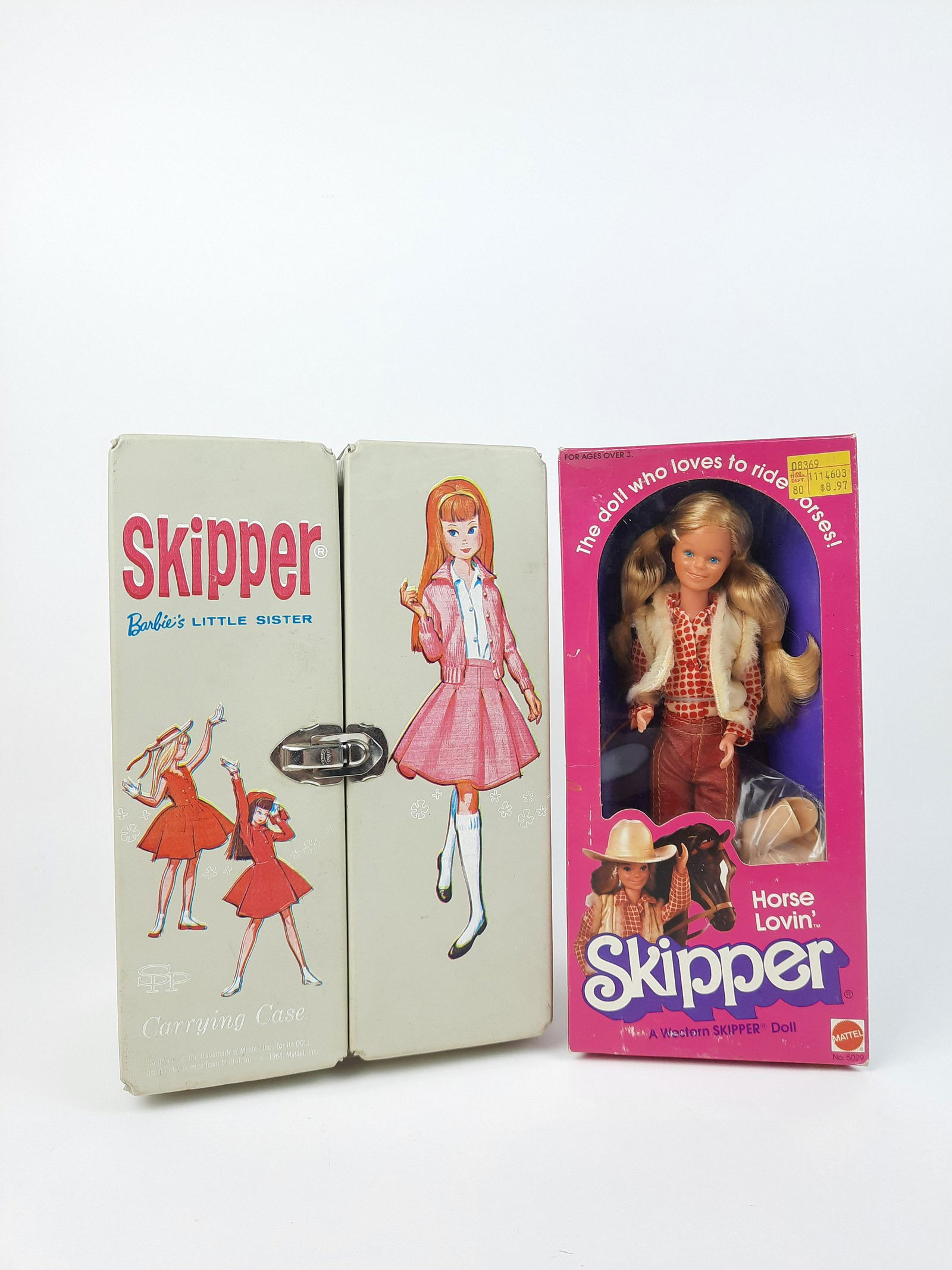 3 Vintage Skipper Dolls incl Case (1 of 10)
