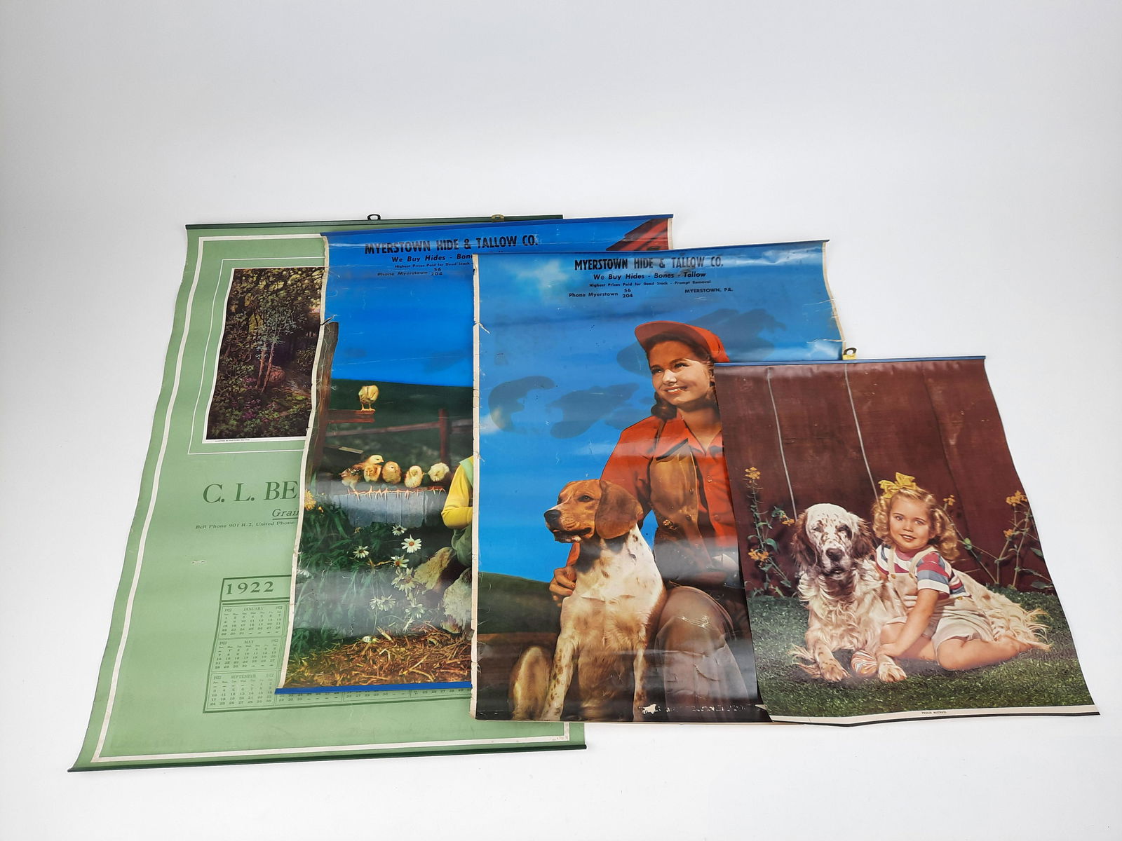 4 Vintage Calendars incl Myerstown, PA (1 of 7)