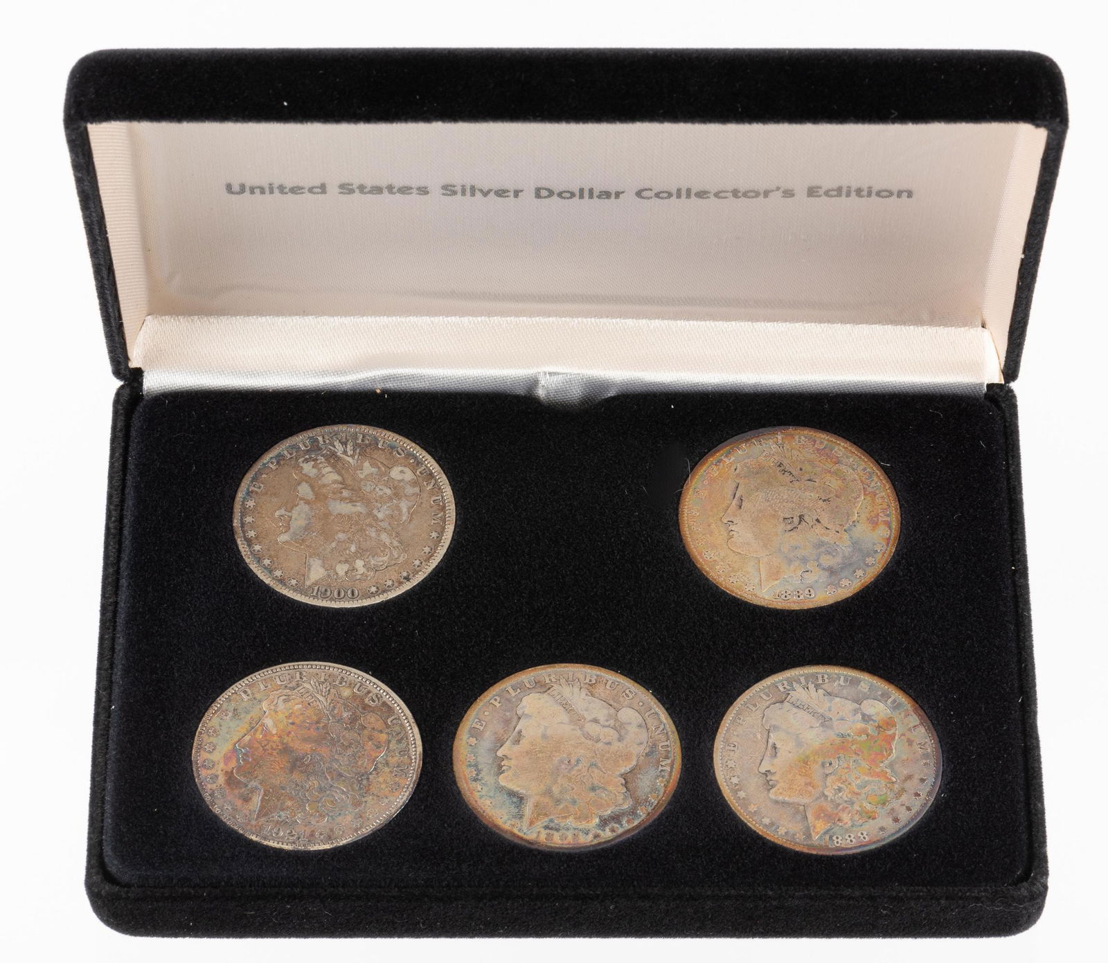 5 U.S. Morgan Silver Dollars Incl 1921-S (1 of 4)