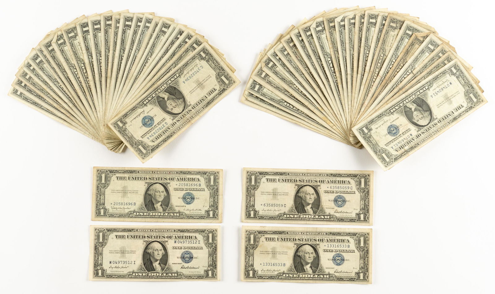 70 $1.00 Silver Certificates (1 of 7)