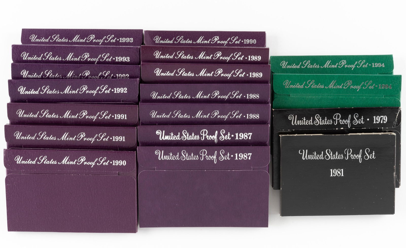 18 U.S. Proof Sets Incl 1979 (1 of 1)