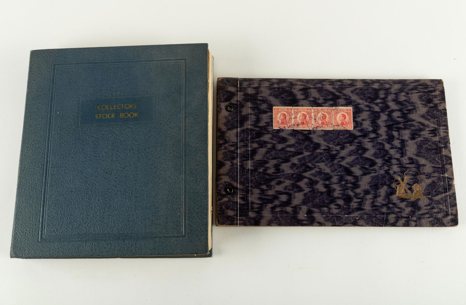 2 Blue Stock Books with US & Foreign Mint (1 of 13)