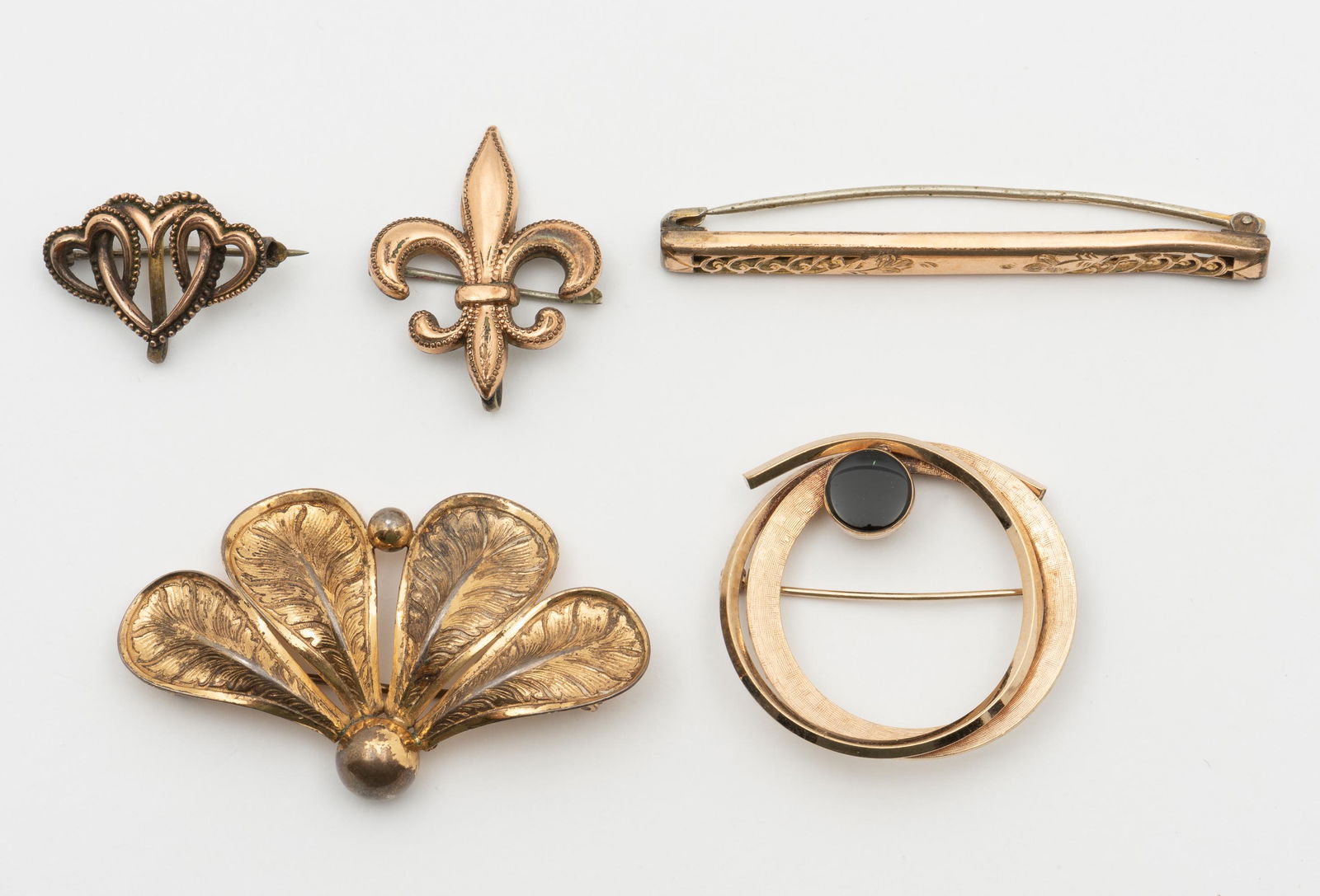 5 Pcs GF & Sterling Jewelry Incl Van Dell (1 of 12)