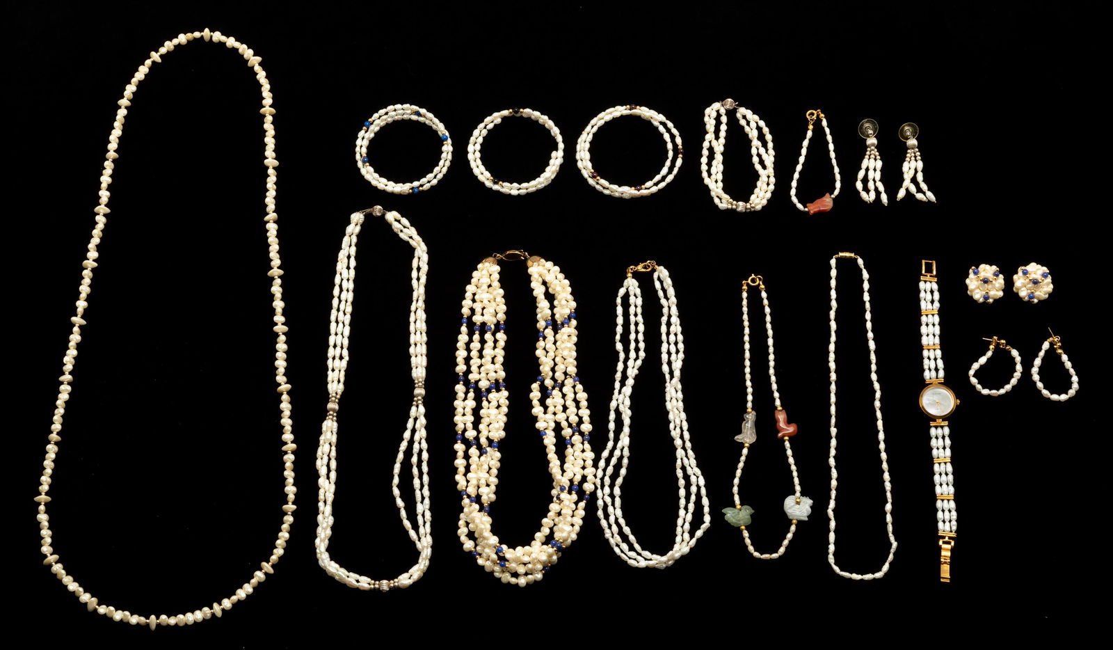 Grouping of Faux Pearl Jewelry (1 of 20)