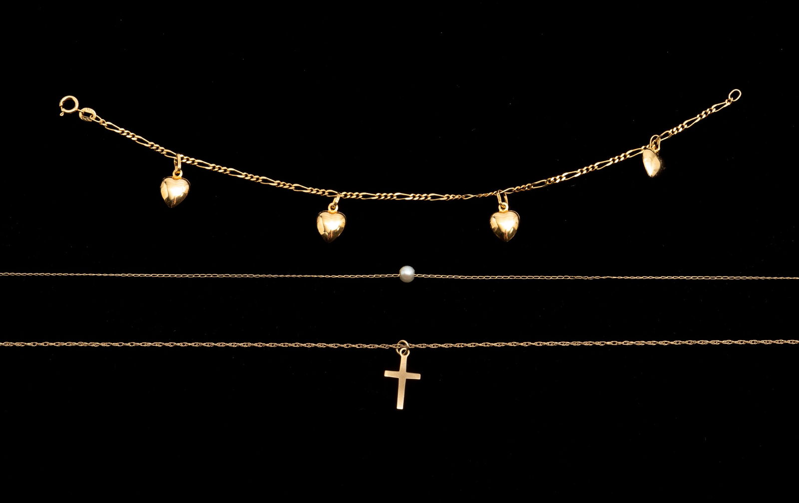 3 Pcs 14K Jewelry (1 of 10)