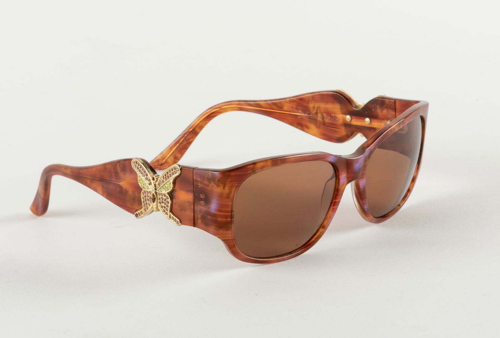 Judith Leiber Tortoiseshell Sunglasses (1 of 6)
