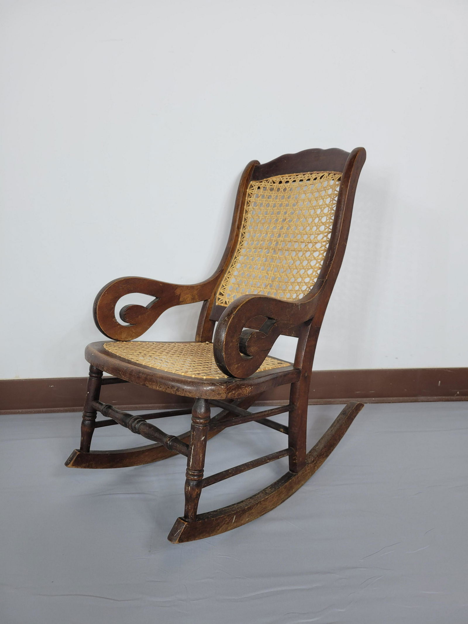 Child's Cane Seat Rocker (1 of 3)