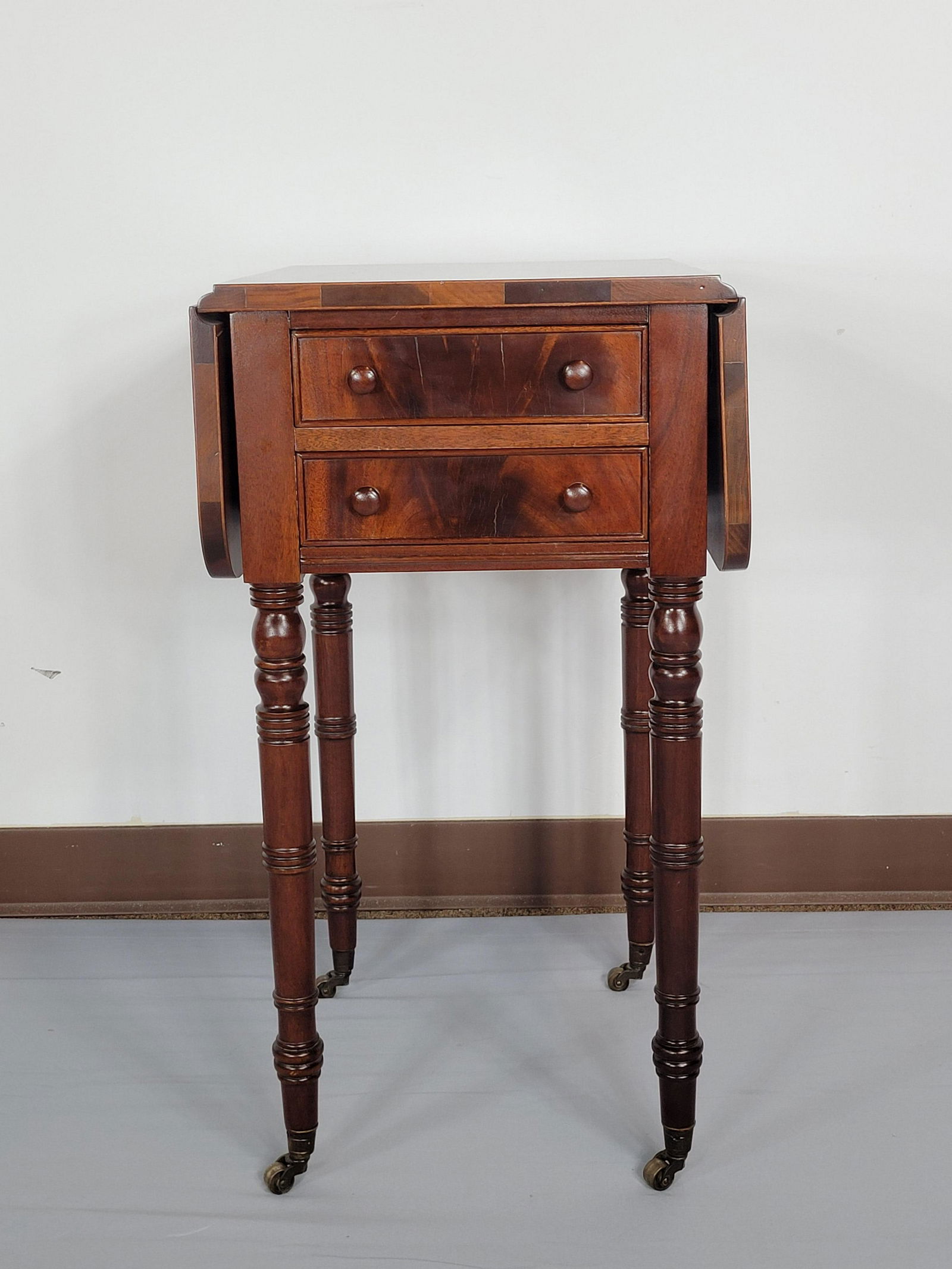 Drop Side Two Drawer Work Table (1 of 4)