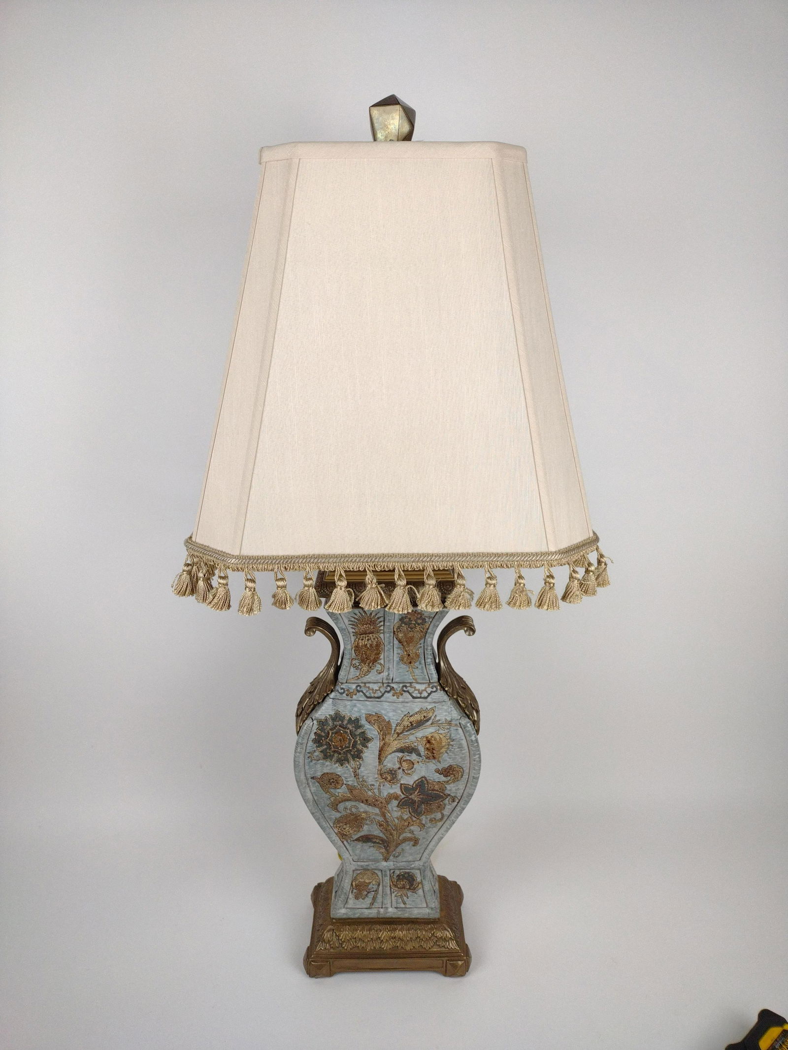 Castilian Ceramic and Brass Table Lamp (1 of 2)