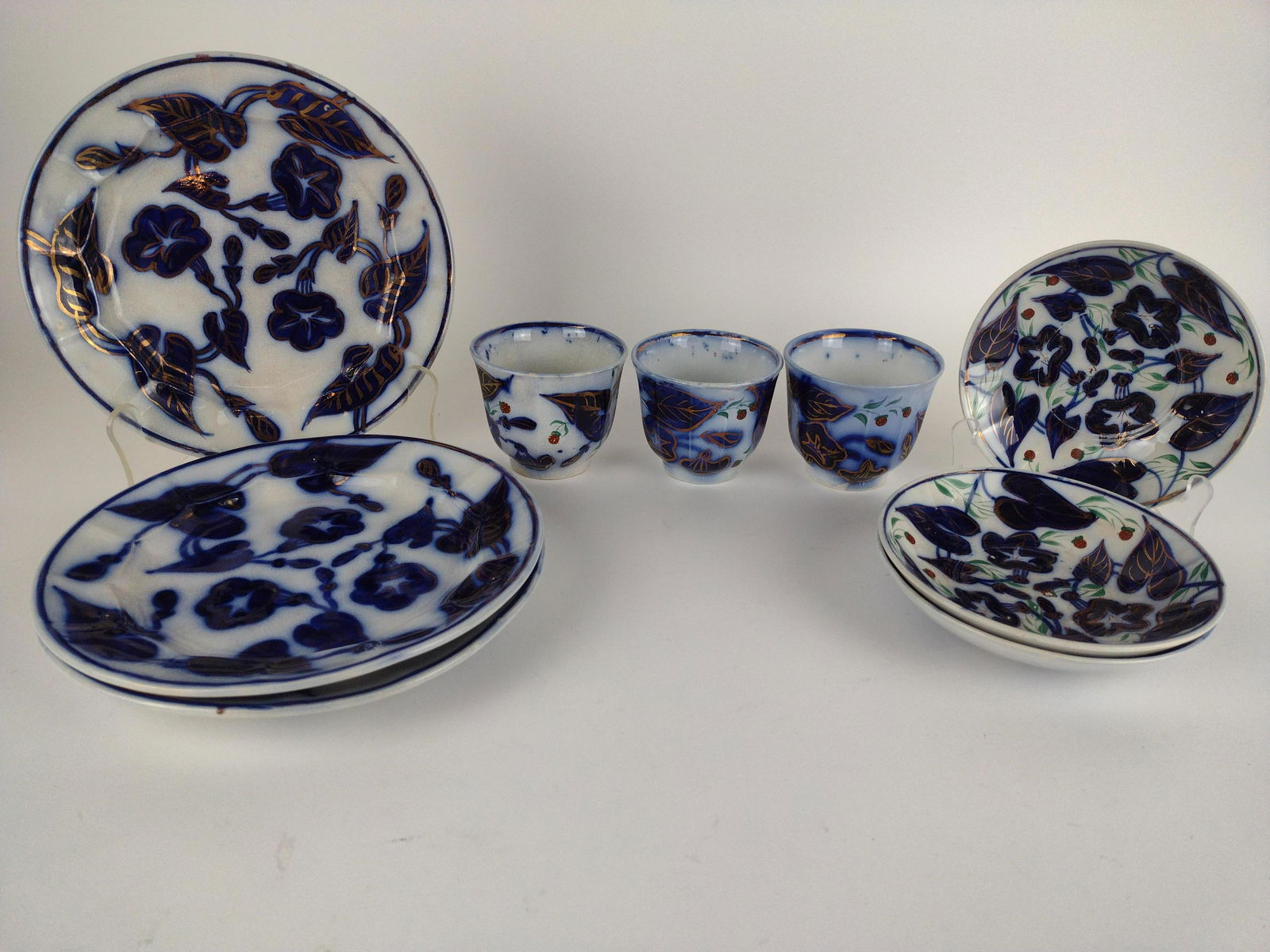 9 Pcs Flow Blue (1 of 4)