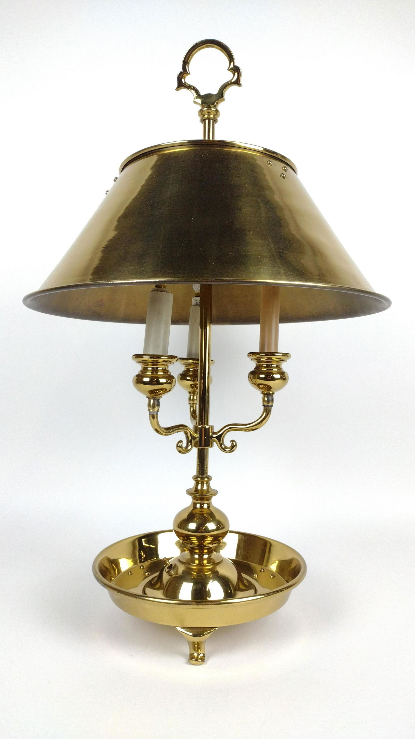 Brass 3 Light Table Lamp (1 of 1)