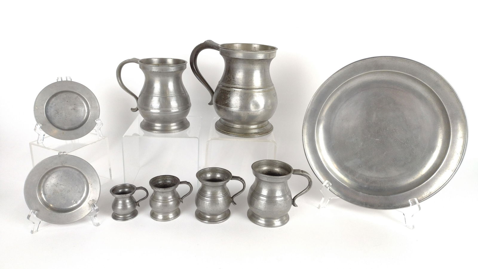 9 Pcs Pewter (1 of 11)