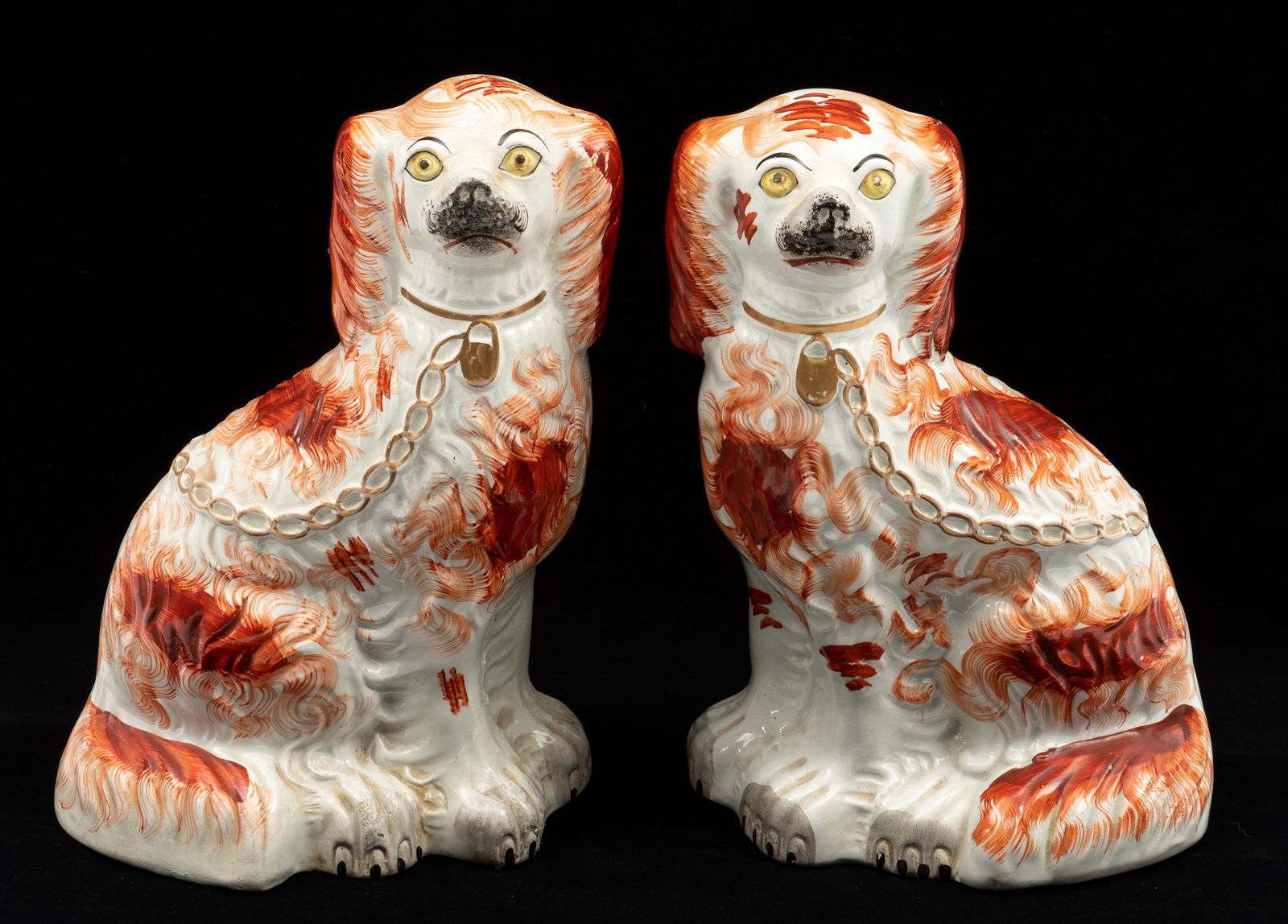 Pair Staffordshire Spaniels (1 of 2)