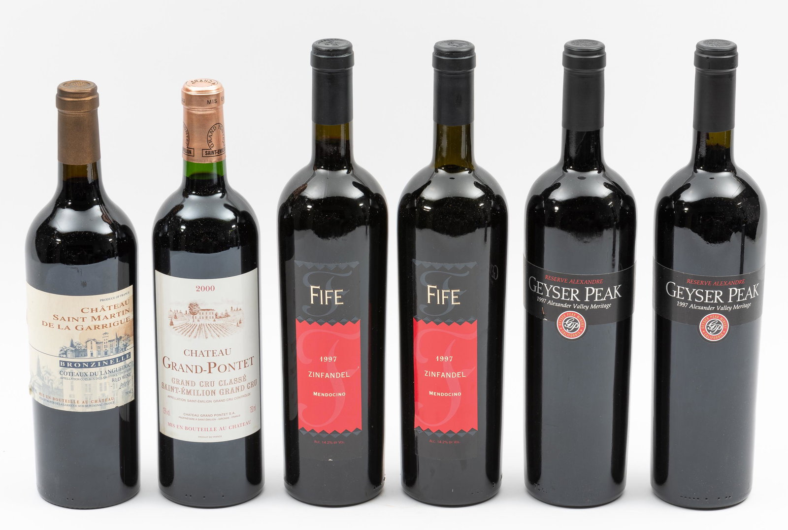6 Estate Bottles of Red Wine including French: THIS LOT IS AVAILABLE FOR PICK UP ONLY. MUST BE 21 YEARS OF AGE. SHIPPING NOT AVAILABLE. EK IMPORTANT: Before bidding, please read the terms and conditions. When you registered for the auction you agr