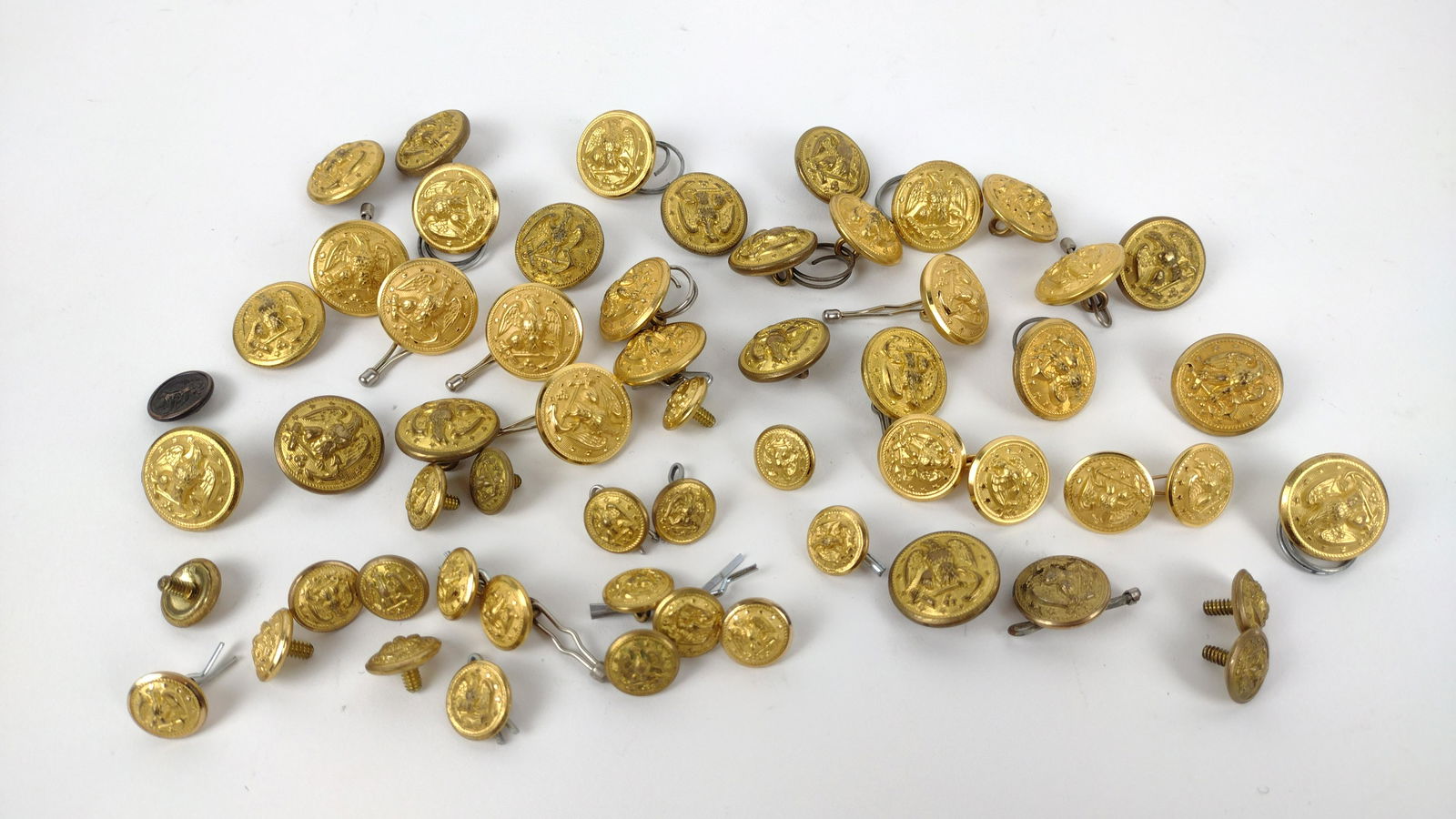 54 US Navy Buttons (1 of 4)