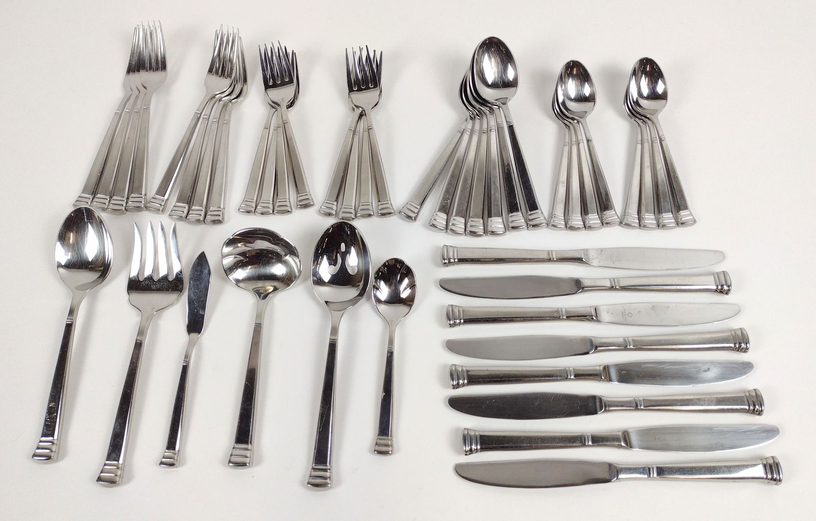 45 Pcs Achievement Stainless Steel Flatware (1 of 2)