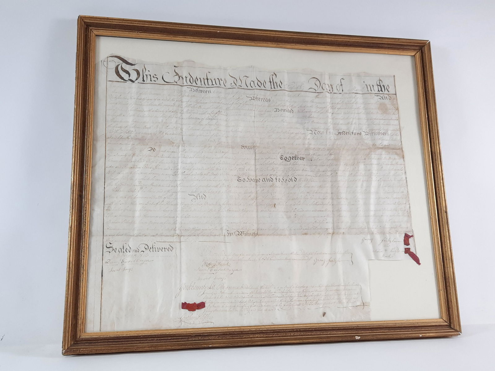 1796 York, PA Indenture (1 of 8)