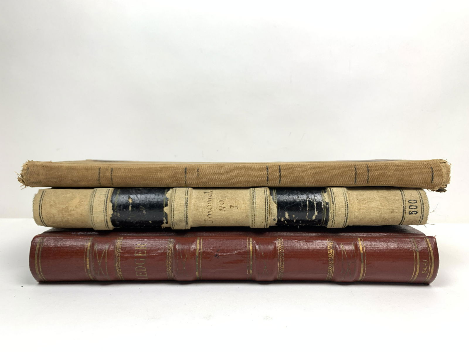 3 Antique Ledgers (1 of 10)