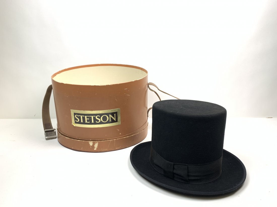 Vintage WD Wickham Wool Top Hat in Box (1 of 3)