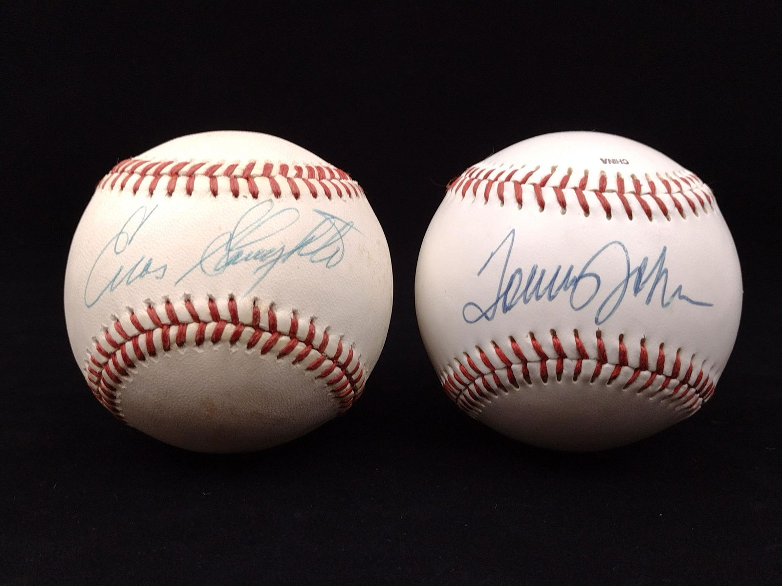 2 Autographed Baseballs Incl Tommy John (1 of 8)