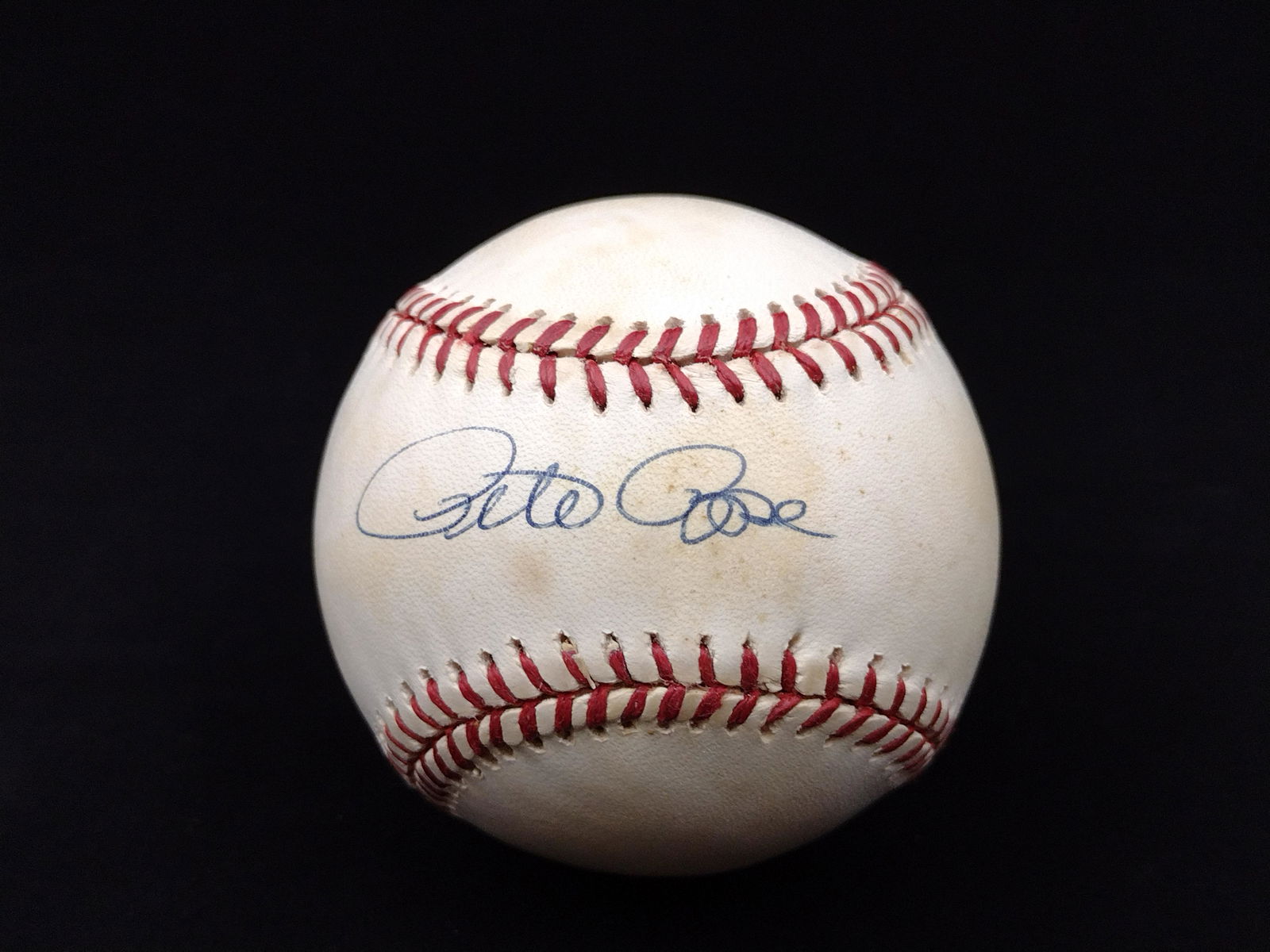 Pete Rose Autographed Baseball (1 of 3)