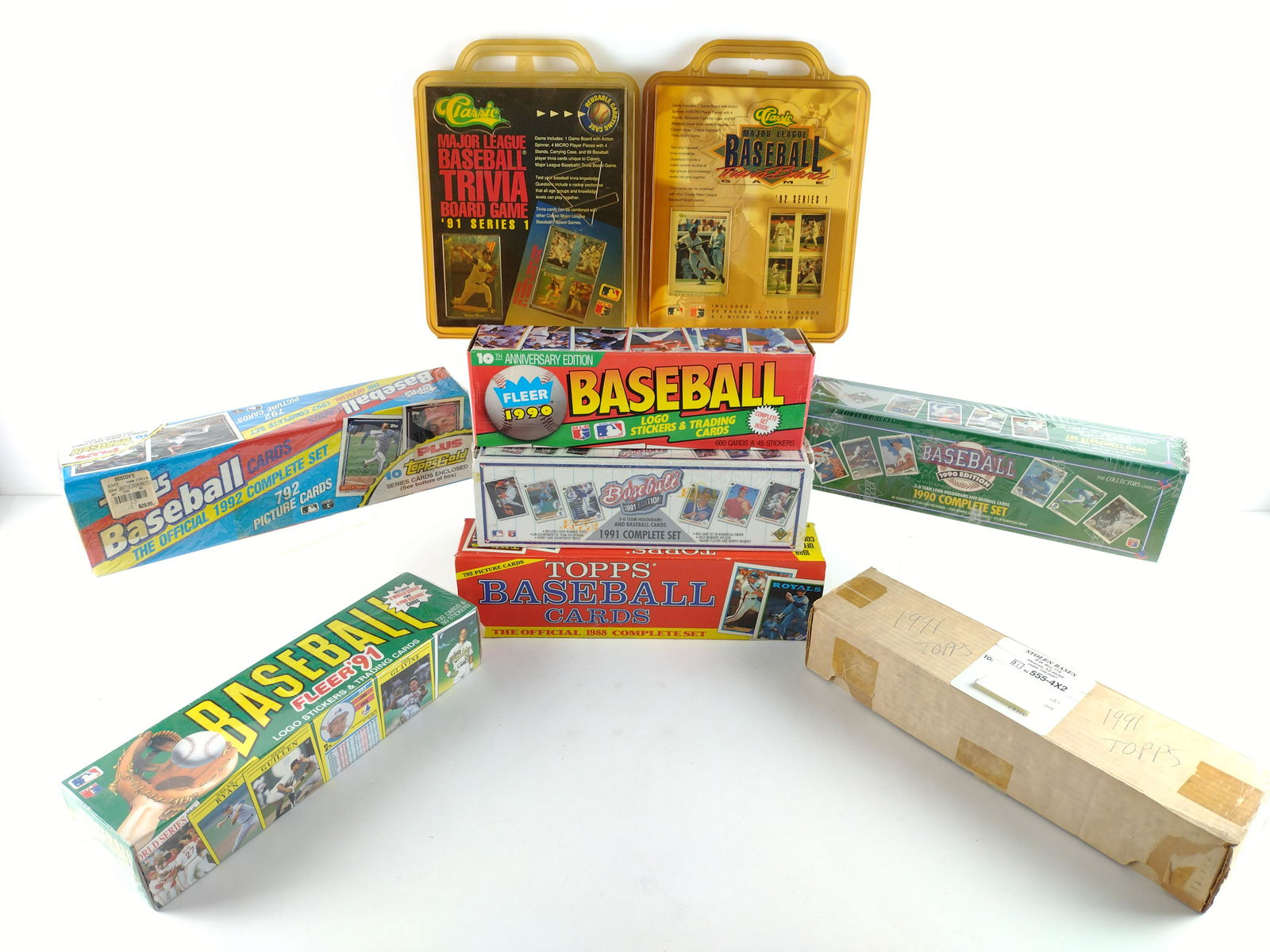 9 Baseball Sets Incl Topps & Upper Deck (1 of 14)
