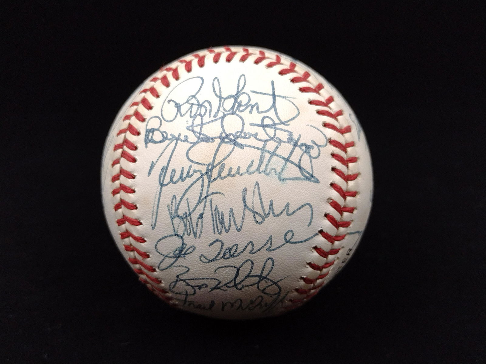 1992 Nat'l League All Star Game w/27 Signatures (1 of 7)