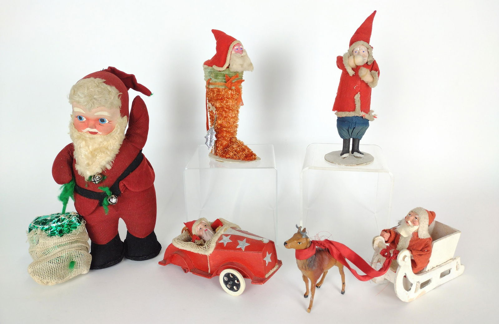 5 Pcs Antique Christmas incl. Clare Creations (1 of 6)