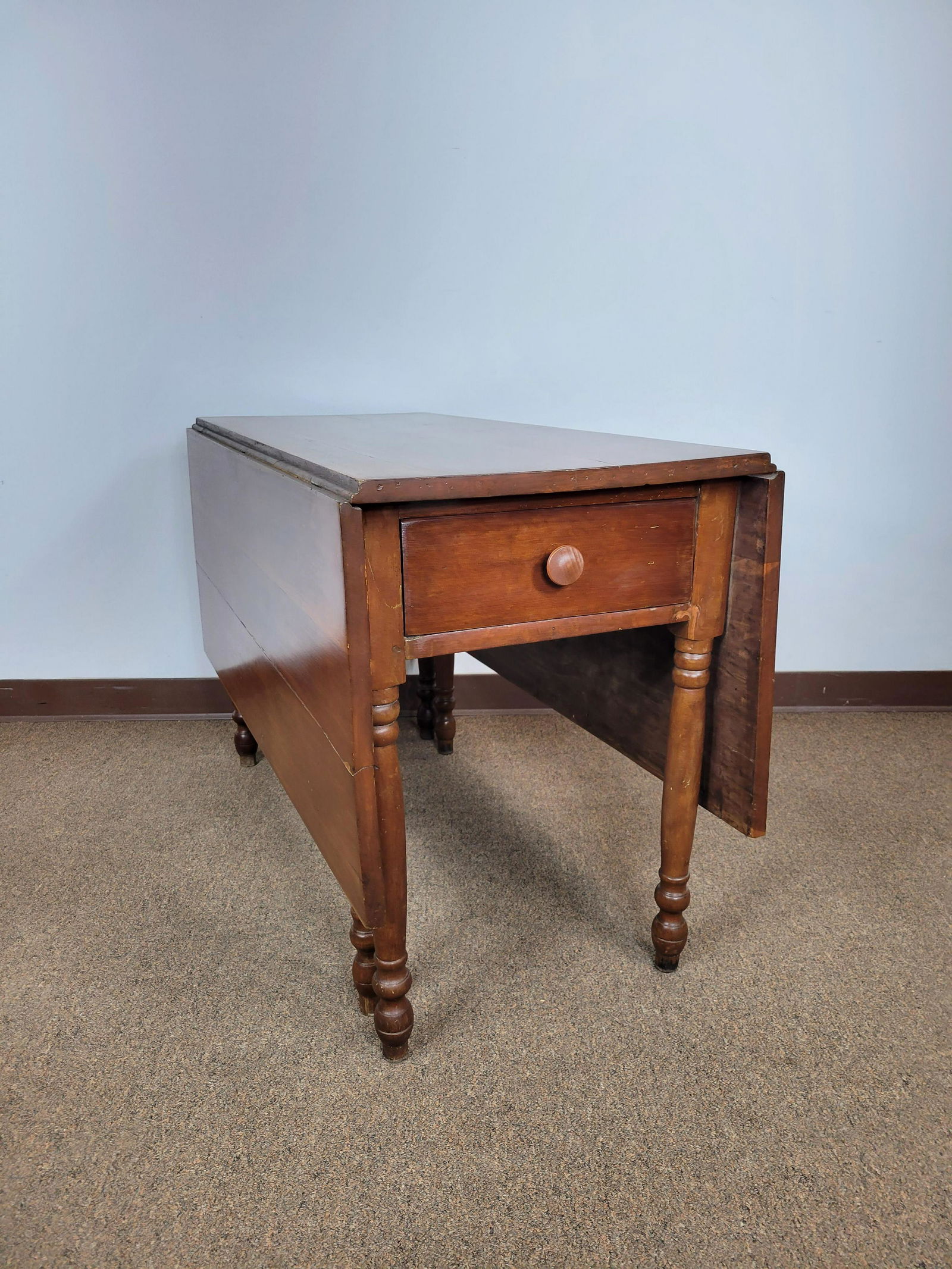 Single Drawer Drop Leaf Table (1 of 5)