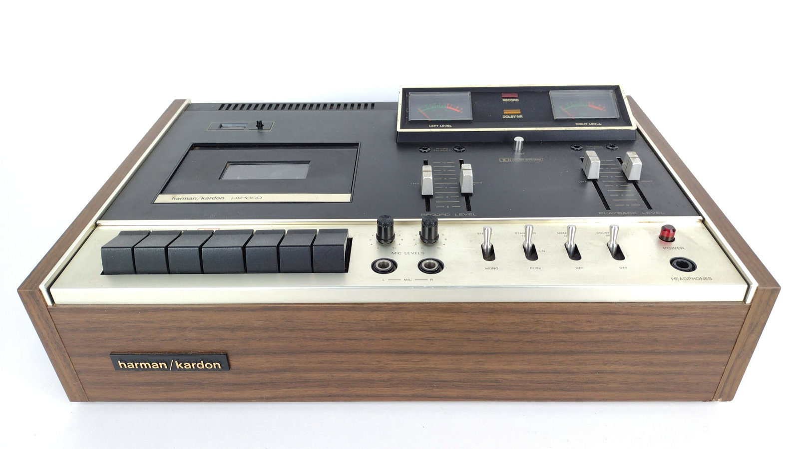 Harman/Kardon HK1000 Cassette Recorder: Powers on. Serial no. M 51150094. DM IMPORTANT: Before bidding, please read the terms and conditions. When you registered for the auction you agreed to these terms and will be required to comply with 