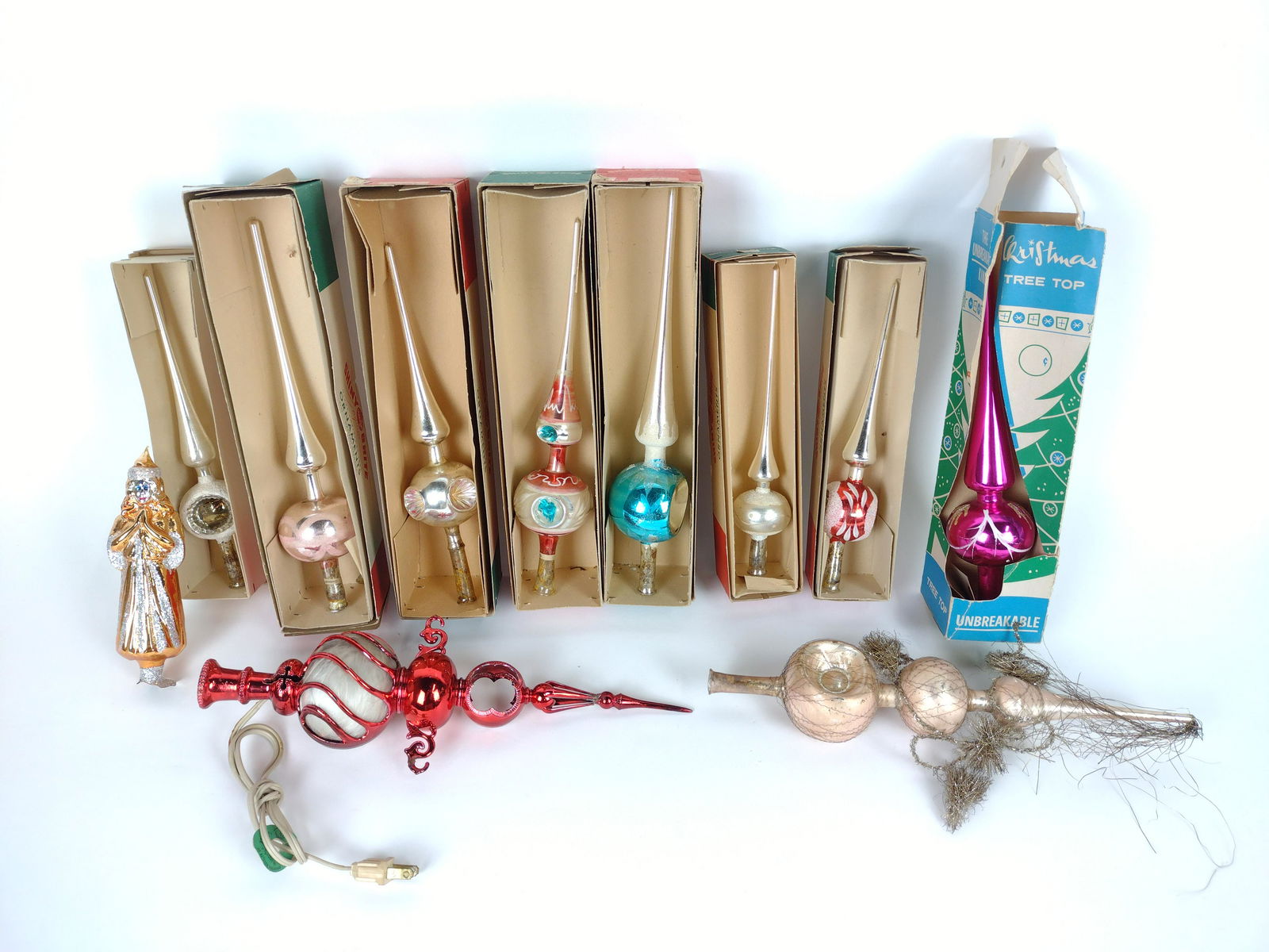 11 Christmas Tree Toppers incl Shiny Brite (1 of 4)