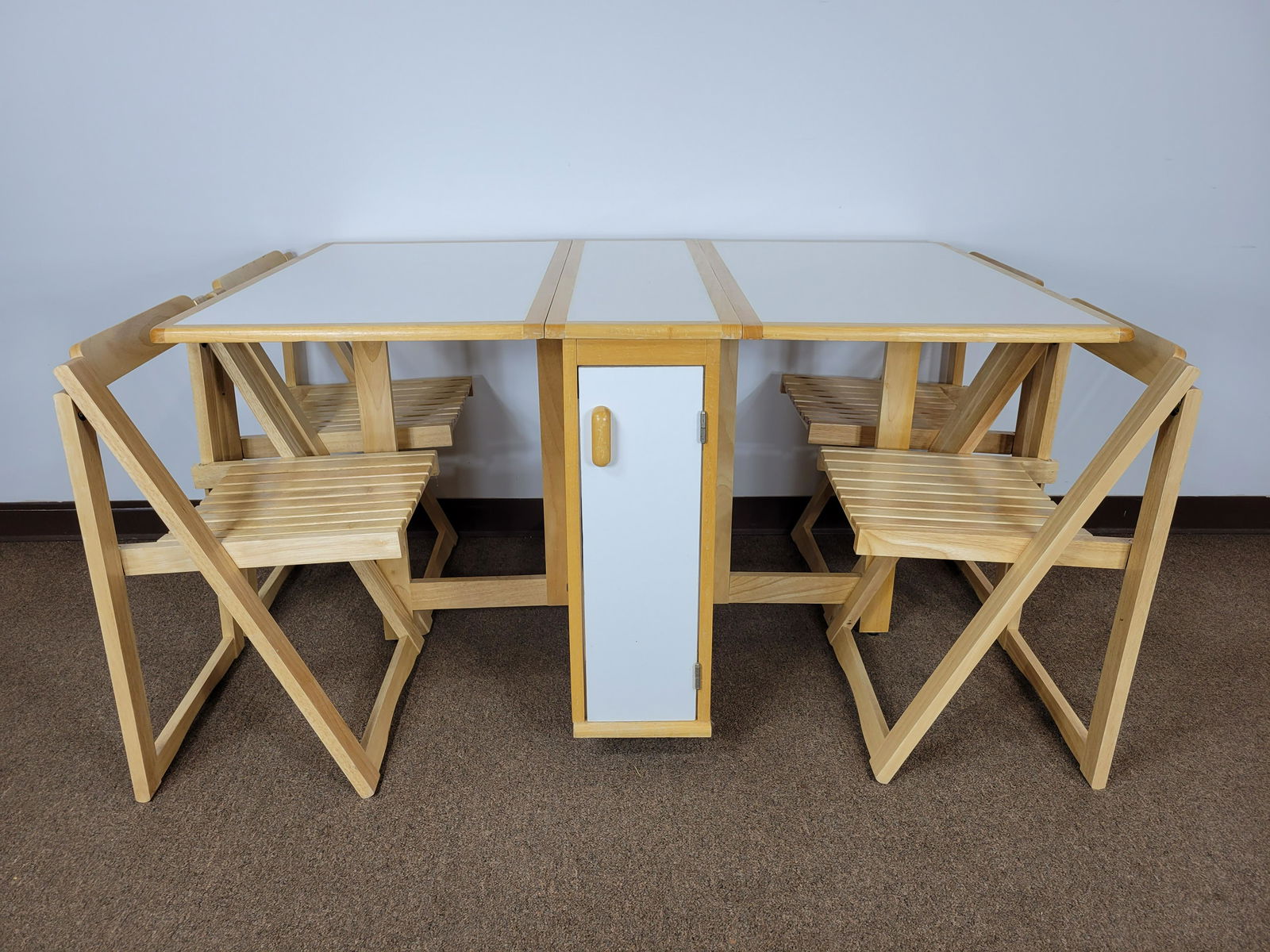 Hideaway Dropside Table and 4 Chairs (1 of 8)