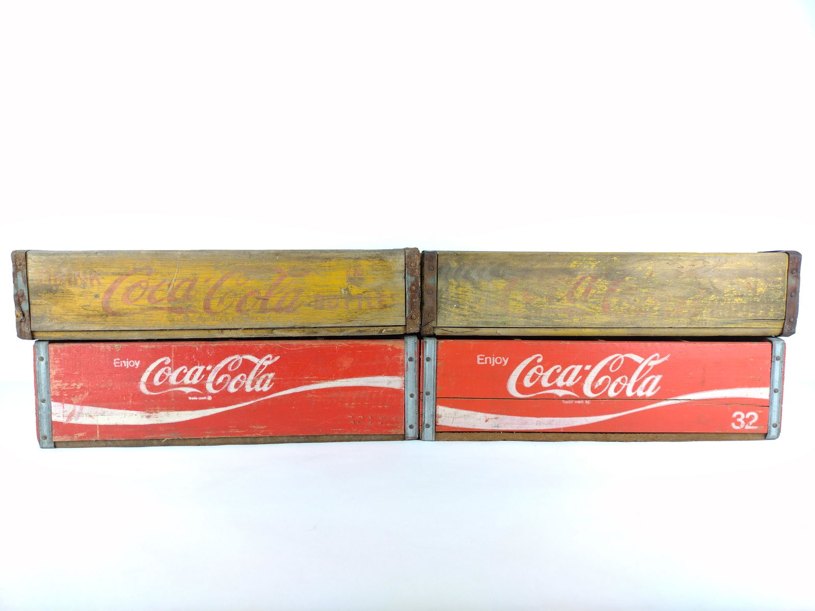 4 Wood Coca-Cola Crates (1 of 5)