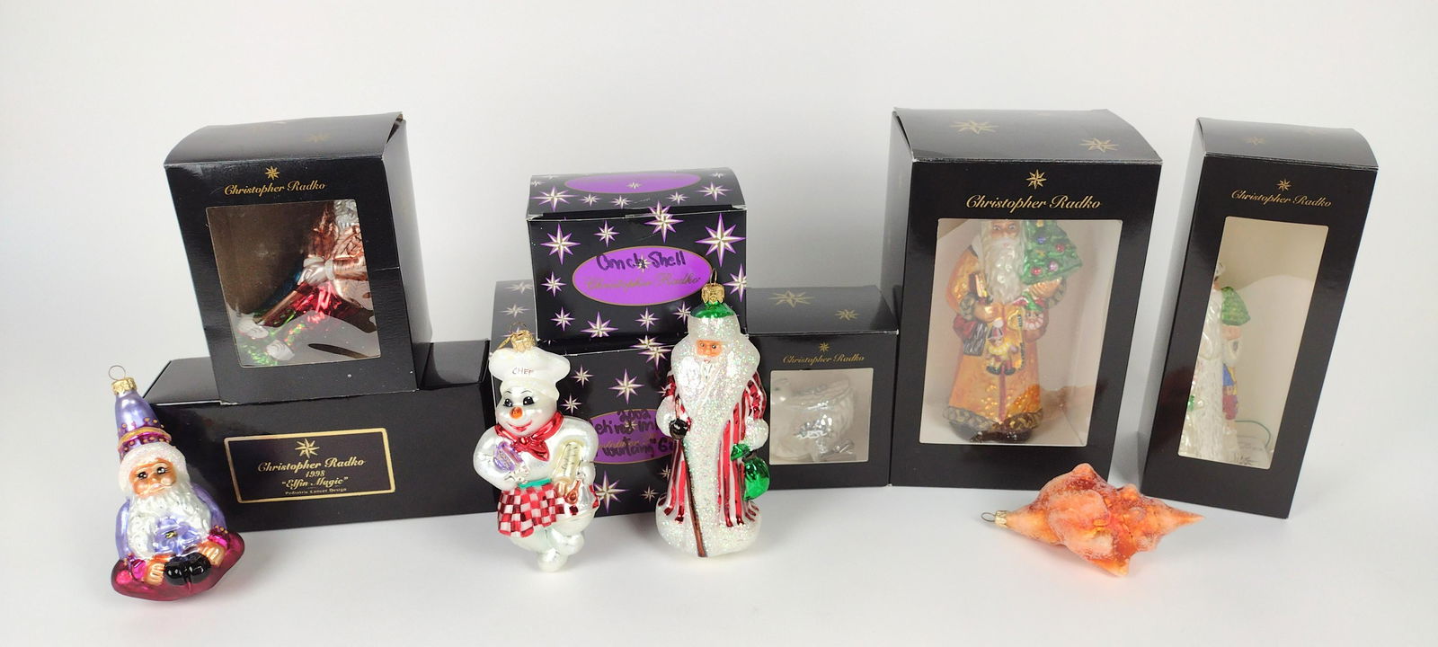 8 Christopher Radko Glass Christmas Ornaments (1 of 3)