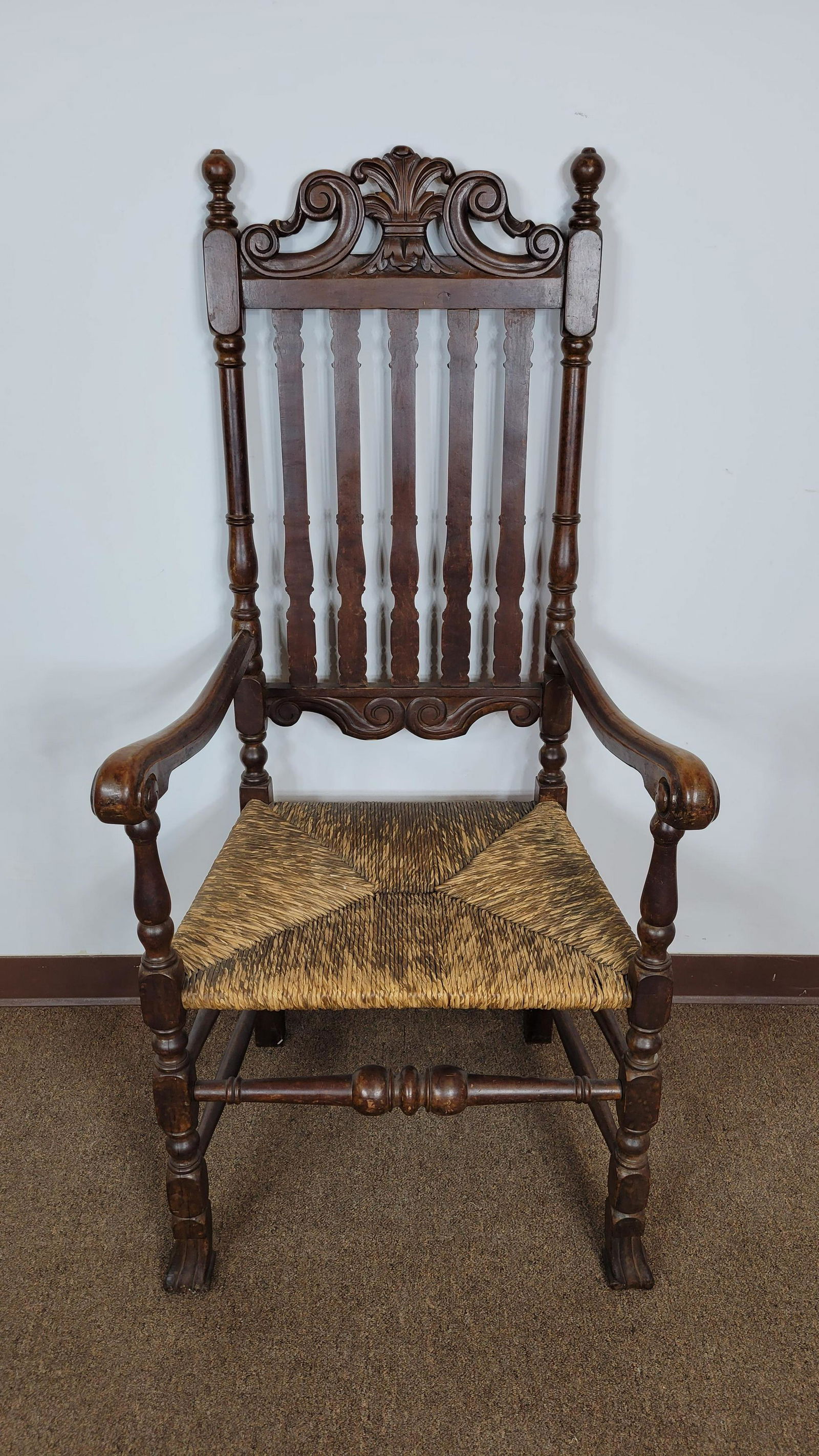 New England Bannister Back Arm Chair (1 of 4)