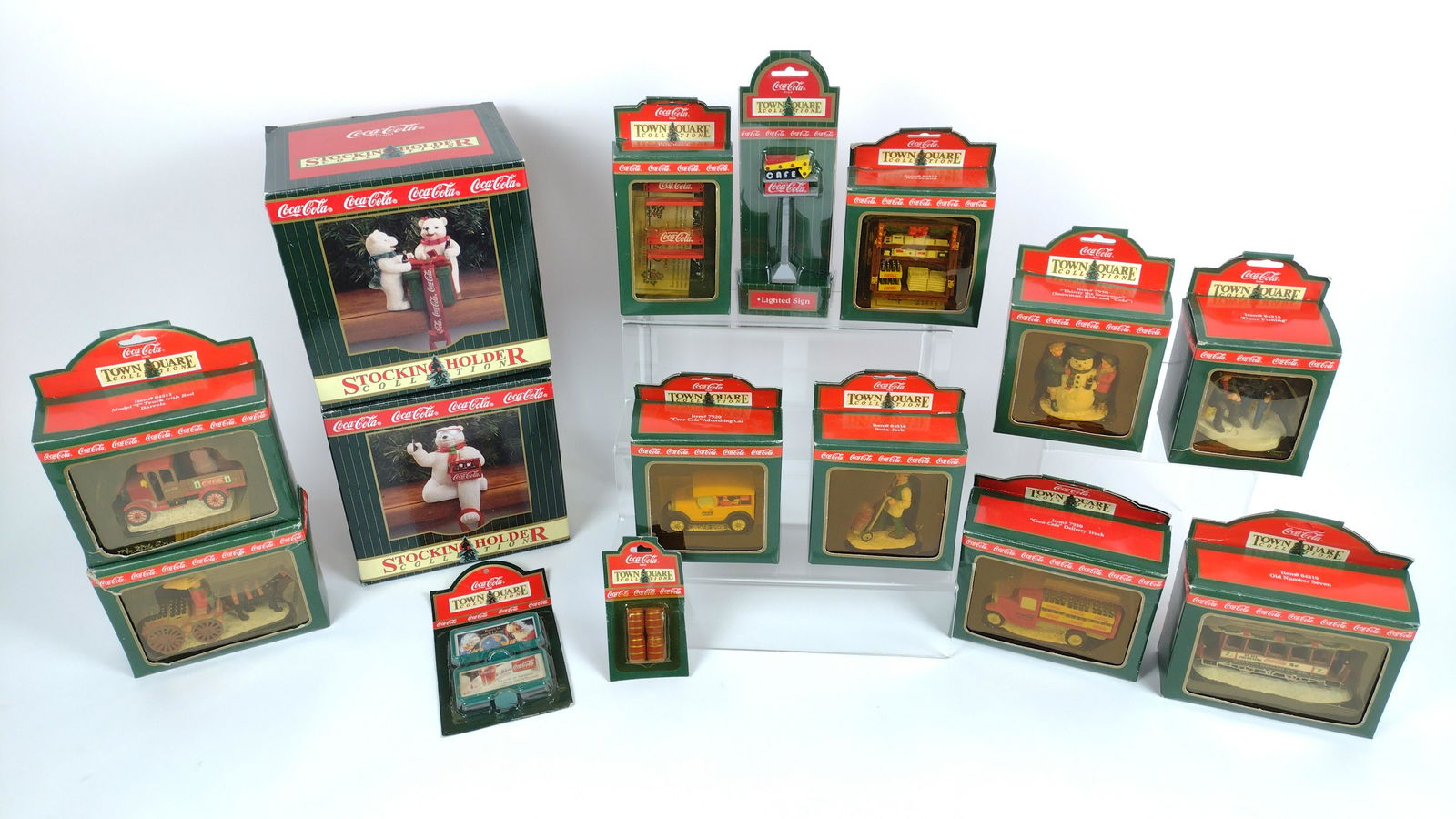 15 Pcs Coca-Cola Christmas incl Stocking Holders (1 of 3)