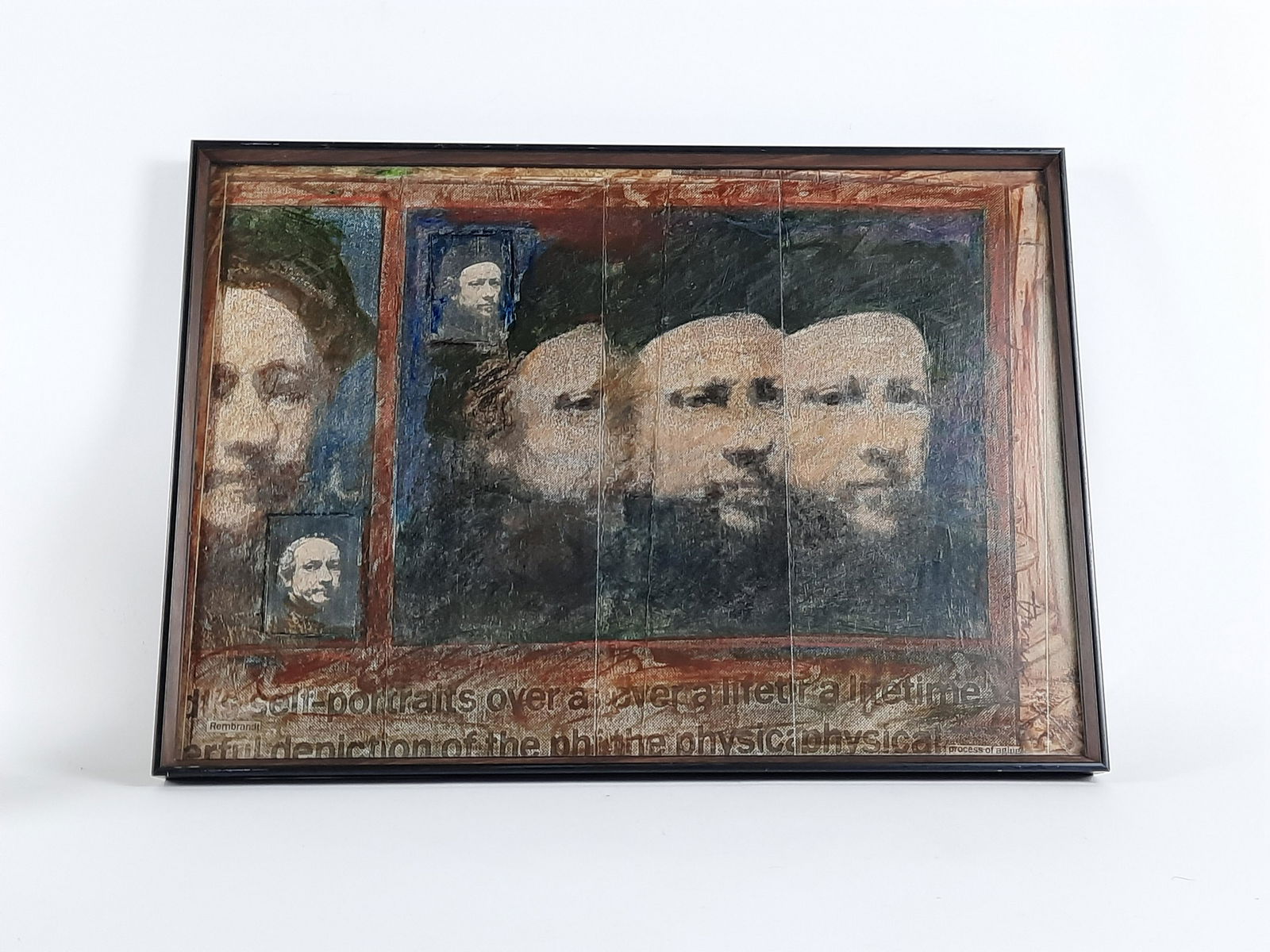 Teri Traner Hedge "Heroes / Rembrandt" Mixed Media (1 of 2)