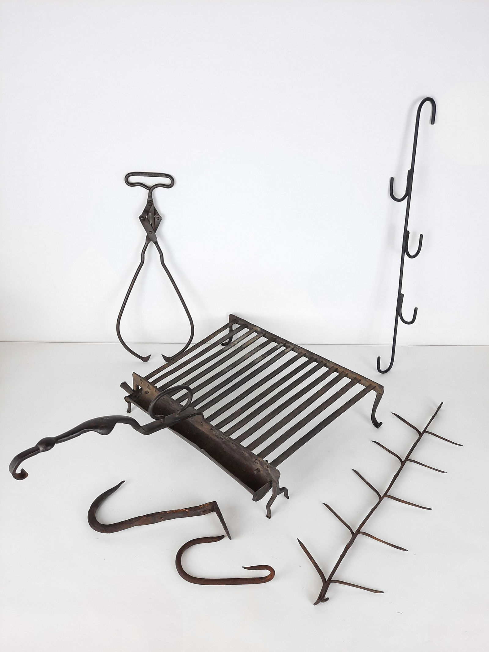 6 Wrought Iron Kitchen Tools incl Red Lion Ice Co (1 of 6)