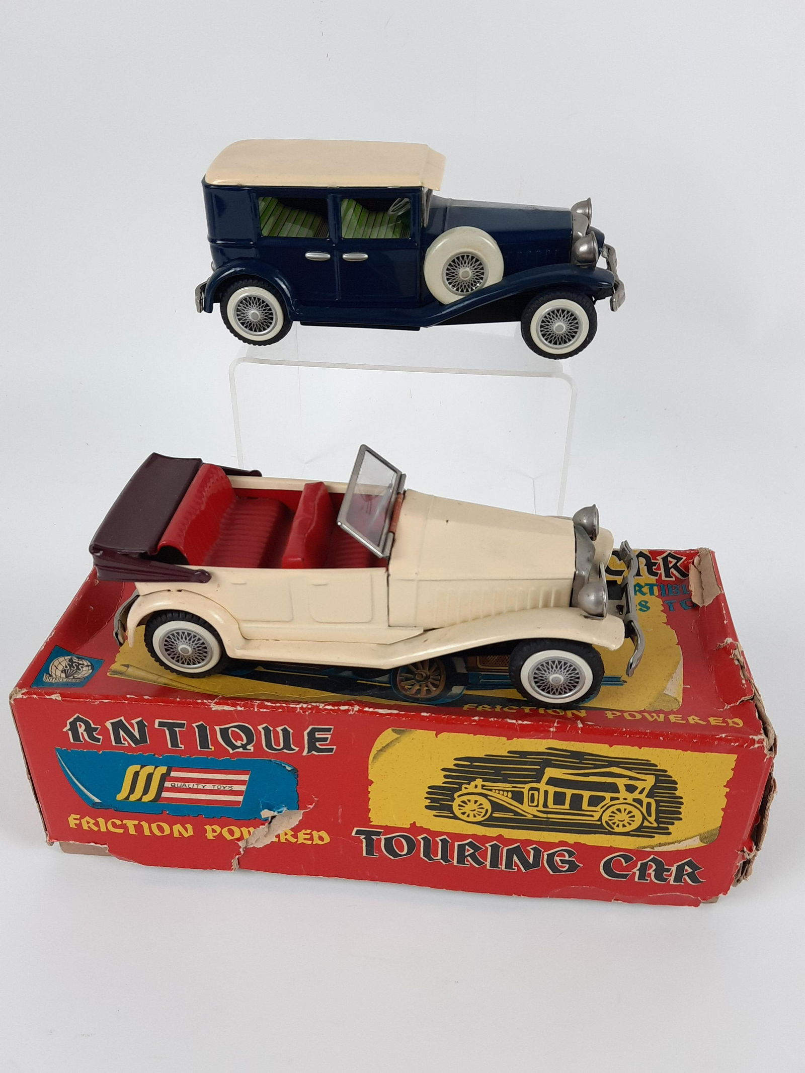 2 Japanese Tin Touring Car Toys (1 of 6)
