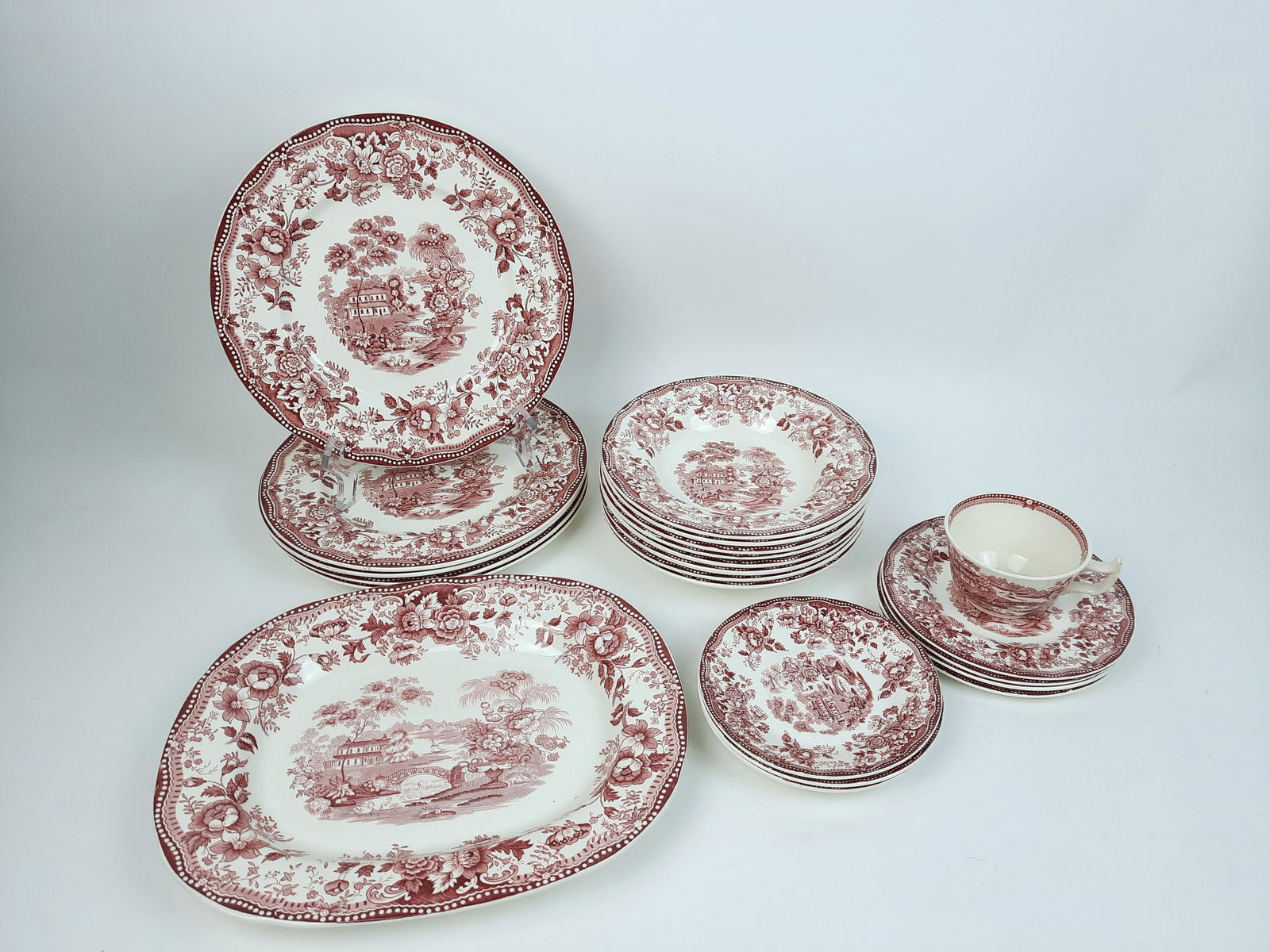 22 Pcs Royal Staffordshire "Tonquin" Dinnerware (1 of 3)