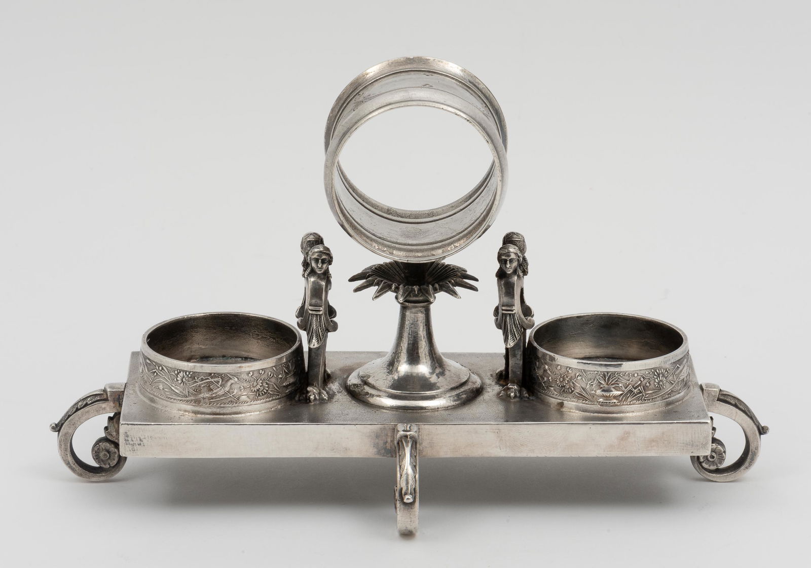 Victorian Silverplate Condiment Holder (1 of 6)