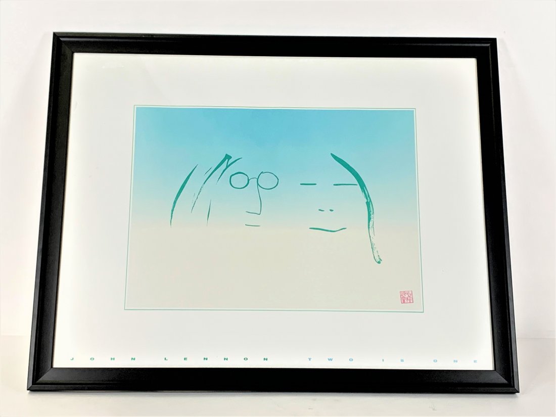 John Lennon Two Is One Print