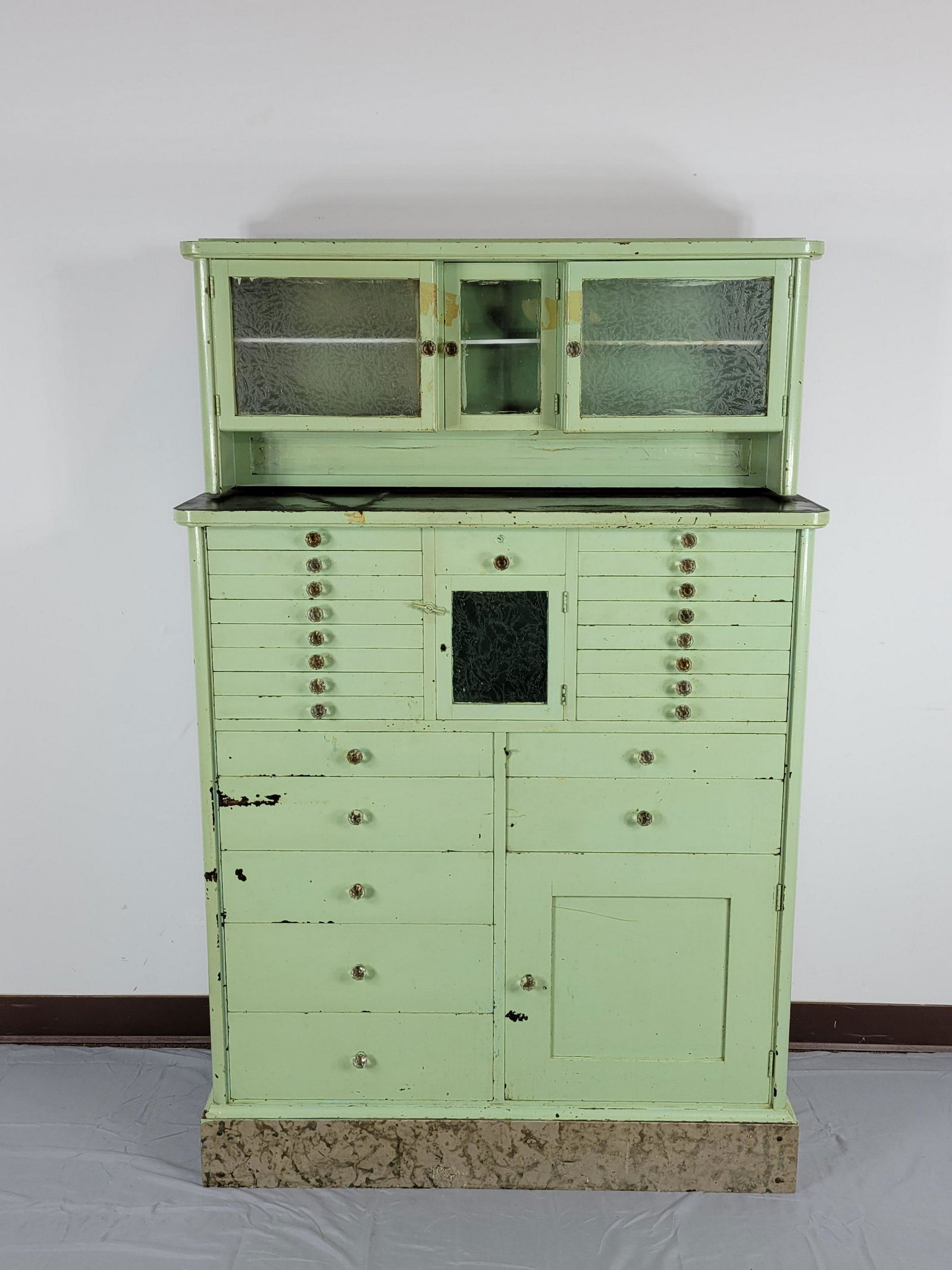 Vintage Wooden Deco Dental Cabinet (1 of 6)